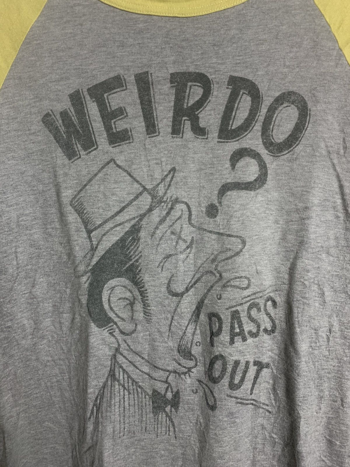 Vintage Japanese Weirdo Shirt Raglan Size US M / EU 48-50 / 2 - 4 Thumbnail