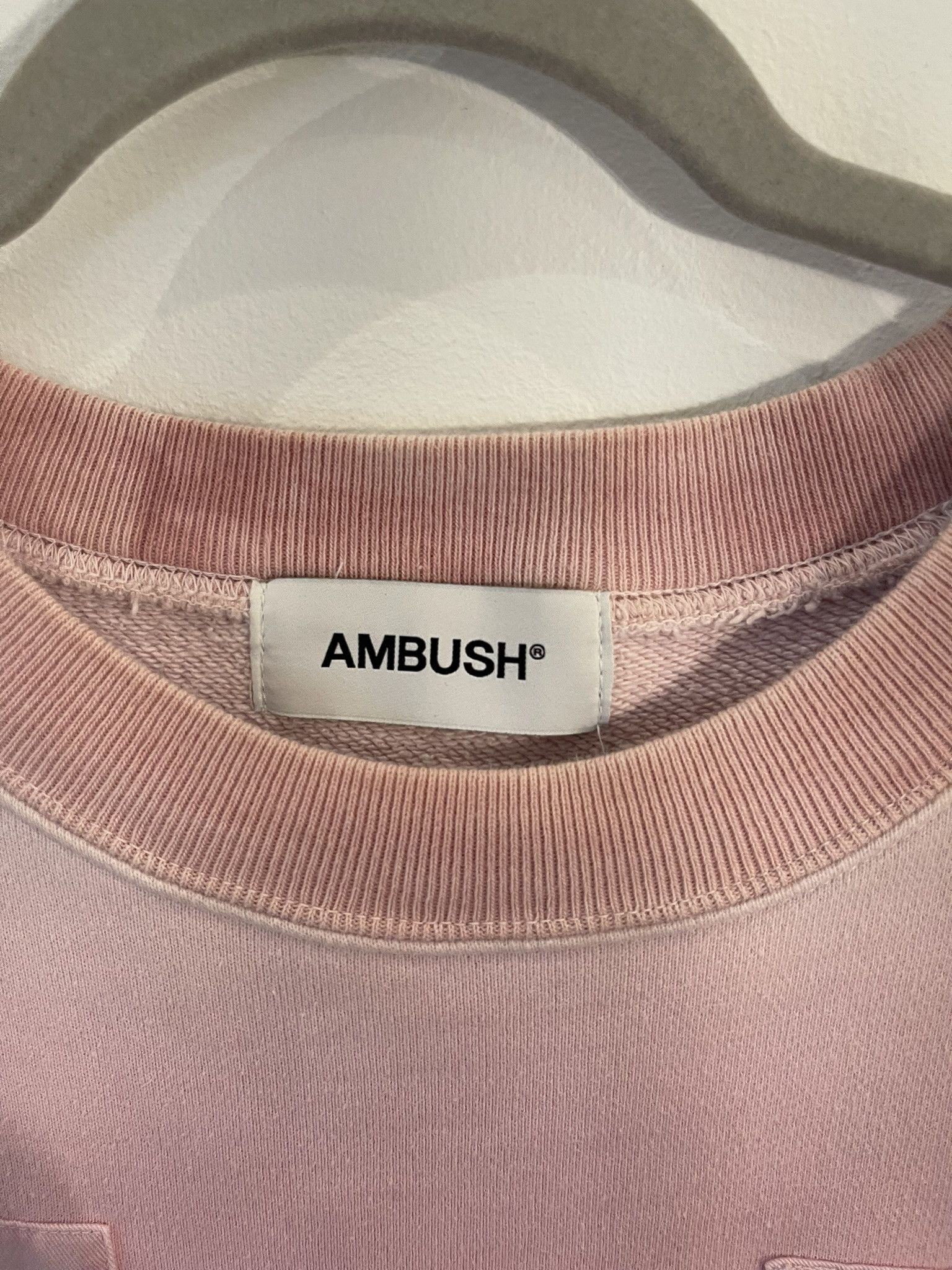 Ambush Design Pink Fade Sweatshirt Size US XL / EU 56 / 4 - 2 Thumbnail