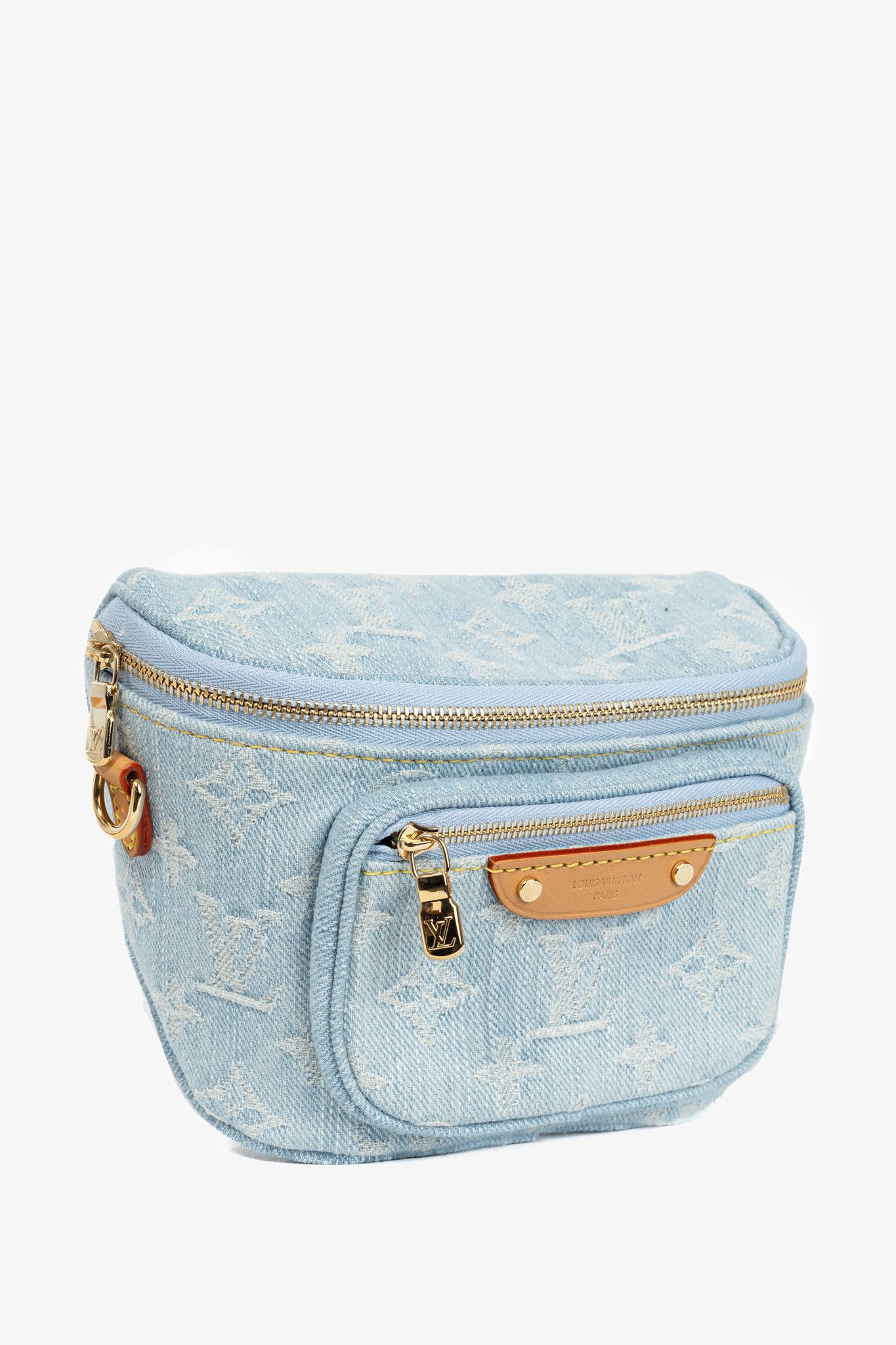 Louis Vuitton Louis Vuitton Sky Blue Monogram Denim Mini Bumbag Size ONE SIZE - 2 Thumbnail