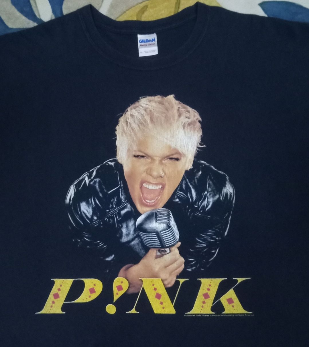 Band Tees Vintage PINK Funhouse Australian Tour 2009 T-shirt Size US XXL / EU 58 / 5 - 4 Thumbnail