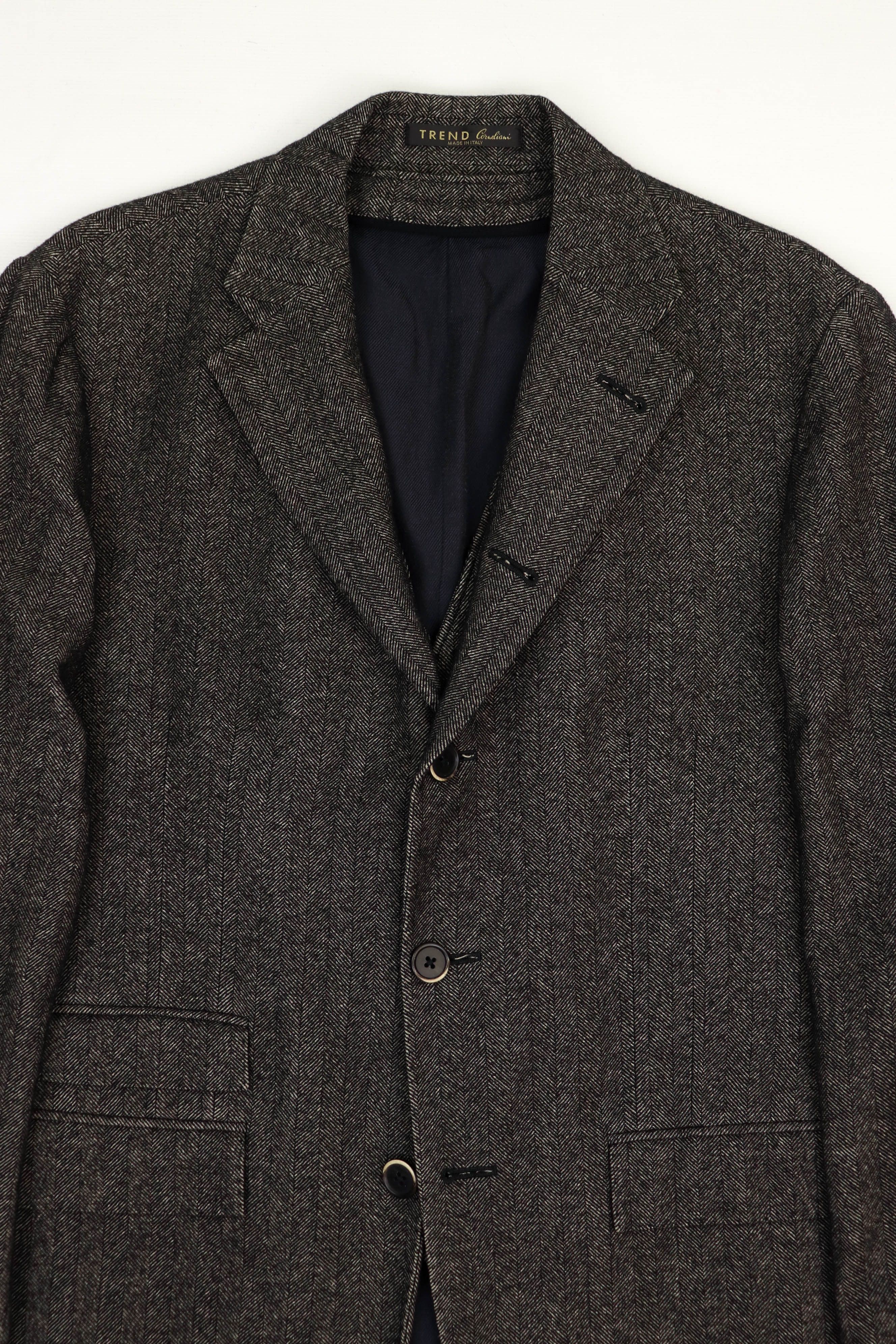 Corneliani Corneliani Trend Herringbone Wool Sport Coat Blazer Jacket Size US M / EU 48-50 / 2 - 6 Thumbnail