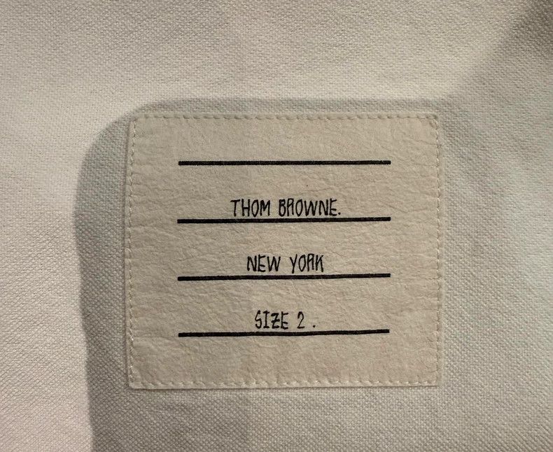 Thom Browne Thom Browne size2 Classic short-sleeved shirt Size US M / EU 48-50 / 2 - 4 Thumbnail