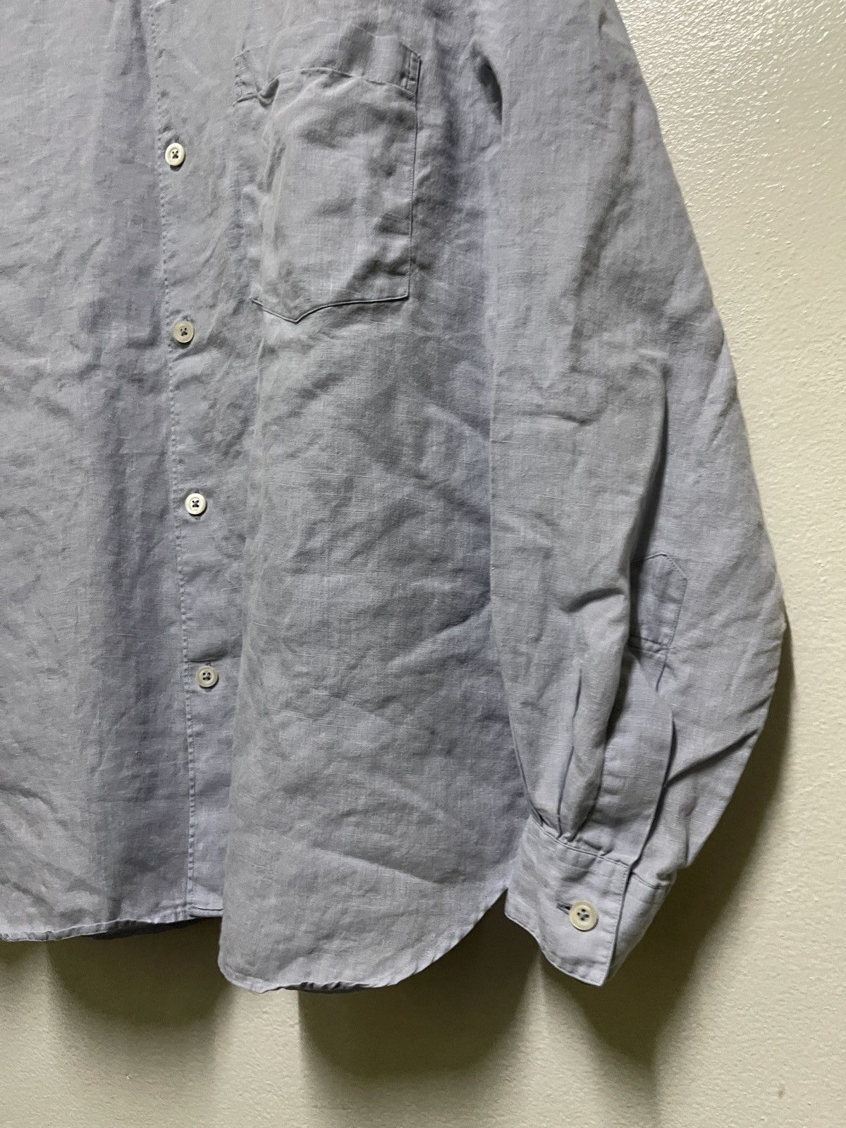 Margaret Howell Margaret Howell Linen Shirt Long Sleeve Size US L / EU 52-54 / 3 - 6 Thumbnail