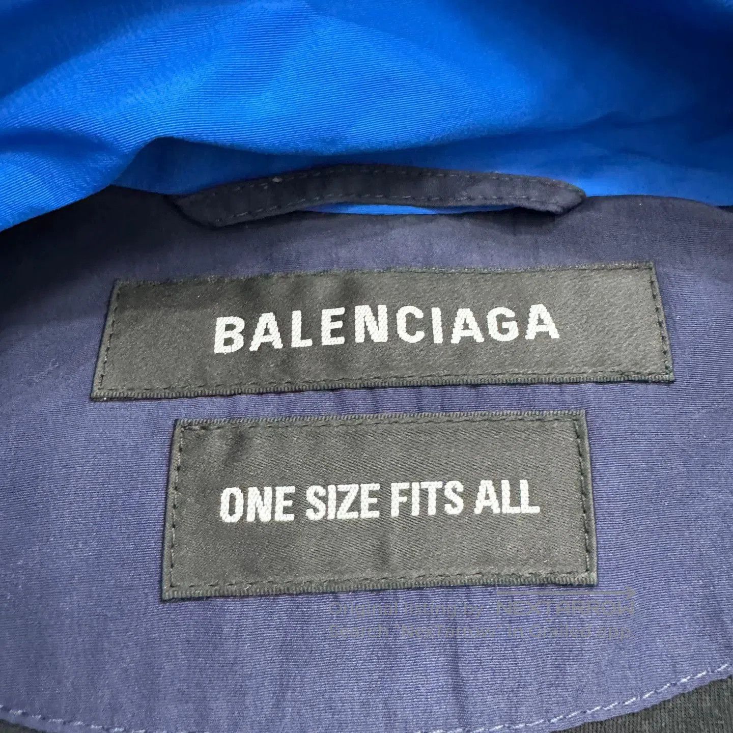Balenciaga Blue Color Block Light Jacket XS. Size US XS / EU 42 / 0 - 2 Thumbnail