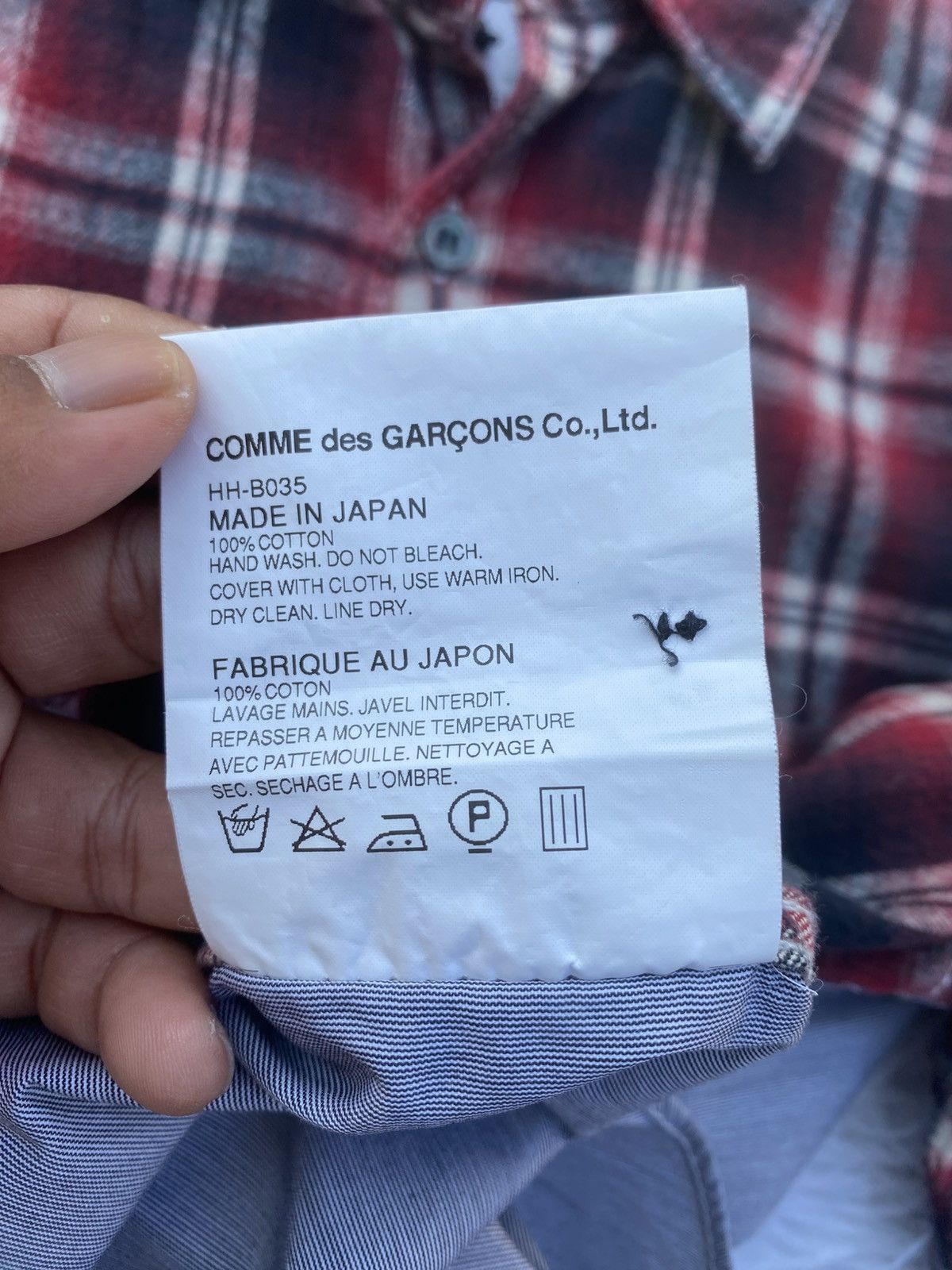 Comme des Garcons Homme Rare Comme Des Garcons Homme Longsleeve Flannel Size US M / EU 48-50 / 2 - 13 Thumbnail