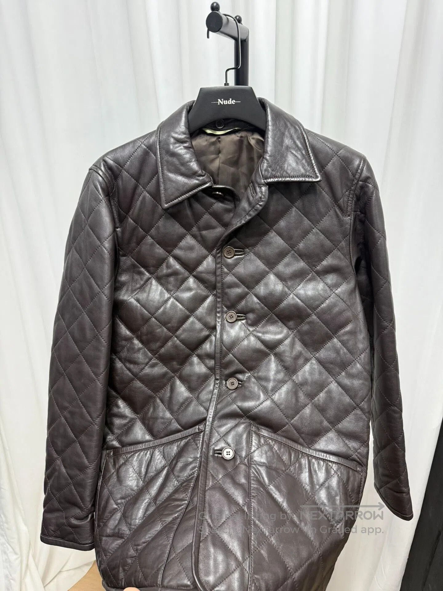 Yohji Yamamoto yohji yamamoto brown quilted leather jacket. Size US L / EU 52-54 / 3 - 4 Thumbnail