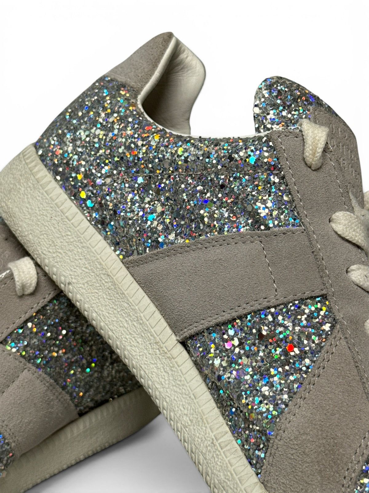 Maison Margiela Maison Margiela GAT Glitter/Suede Size US 8 / EU 41 - 4 Thumbnail