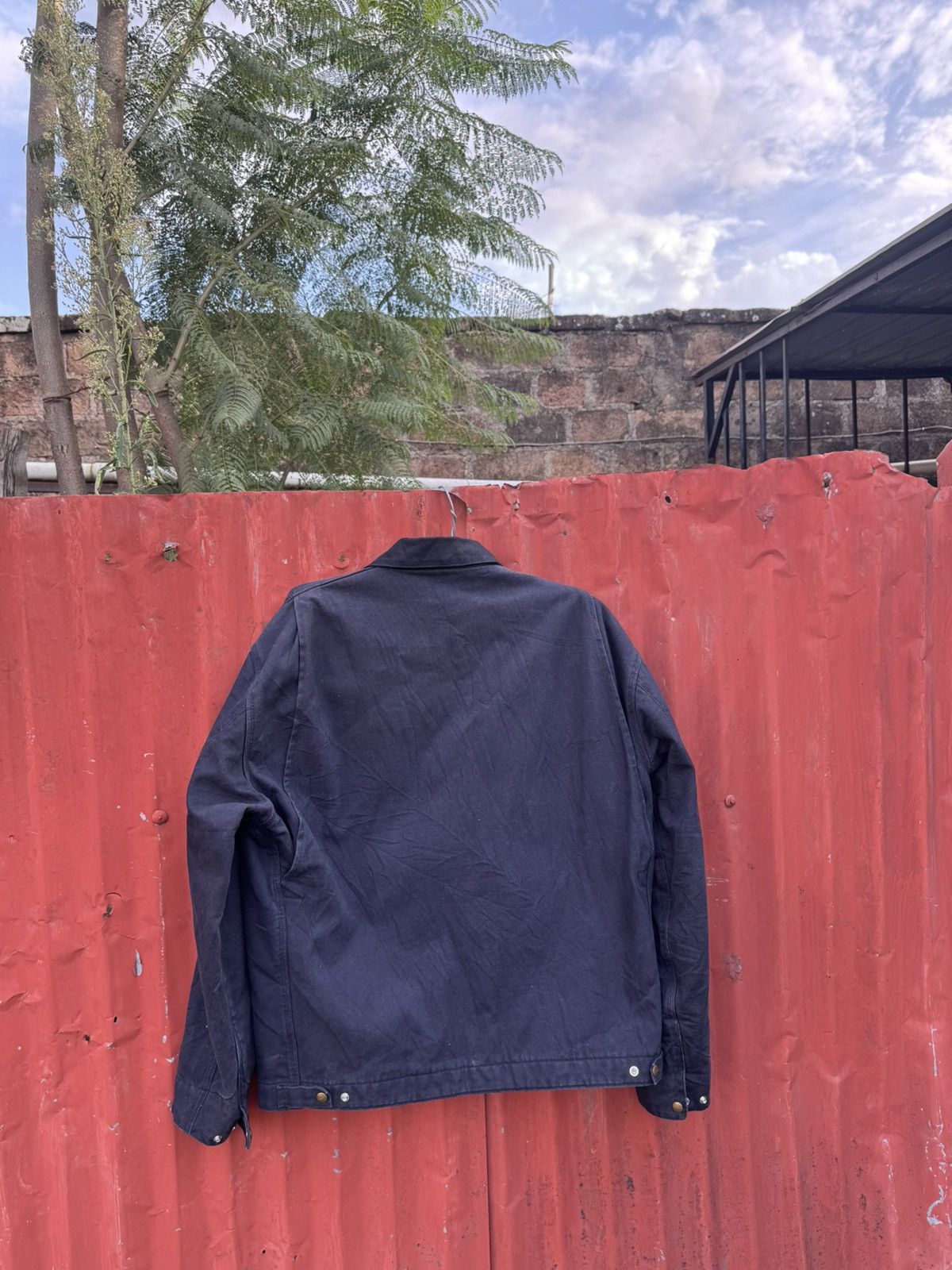 Carhartt Vintage Carhartt detroit blue Lined J97 PTL SMALL Jacket Size US XL / EU 56 / 4 - 15 Thumbnail