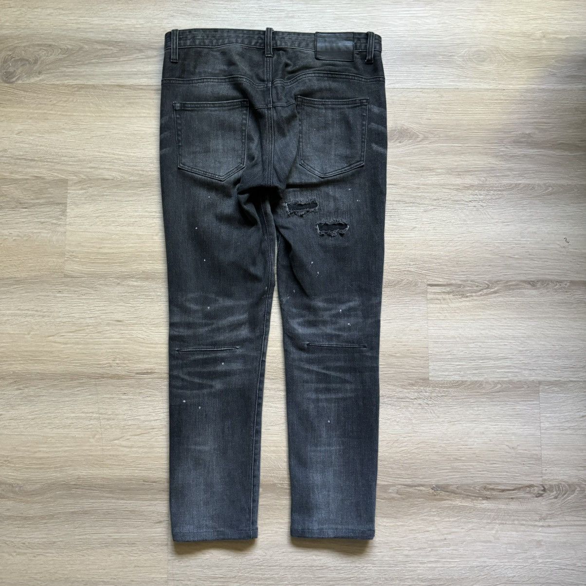 Number (N)ine Number (N)Ine x Loveless Guild Prime distressed denim Size US 30 / EU 46 - 7 Thumbnail