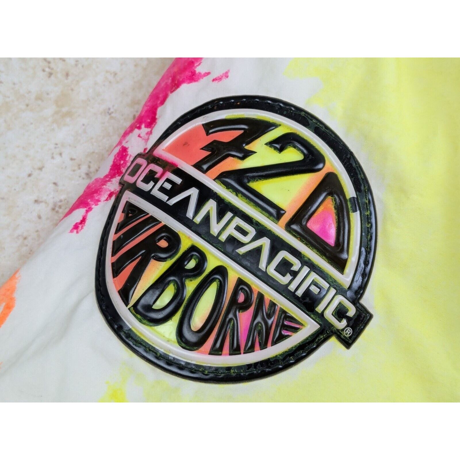 Ocean Pacific Vtg 80s Ocean Pacific OP 720 Airborne Neon Ski Jacket Hooded Size US L / EU 52-54 / 3 - 5 Thumbnail