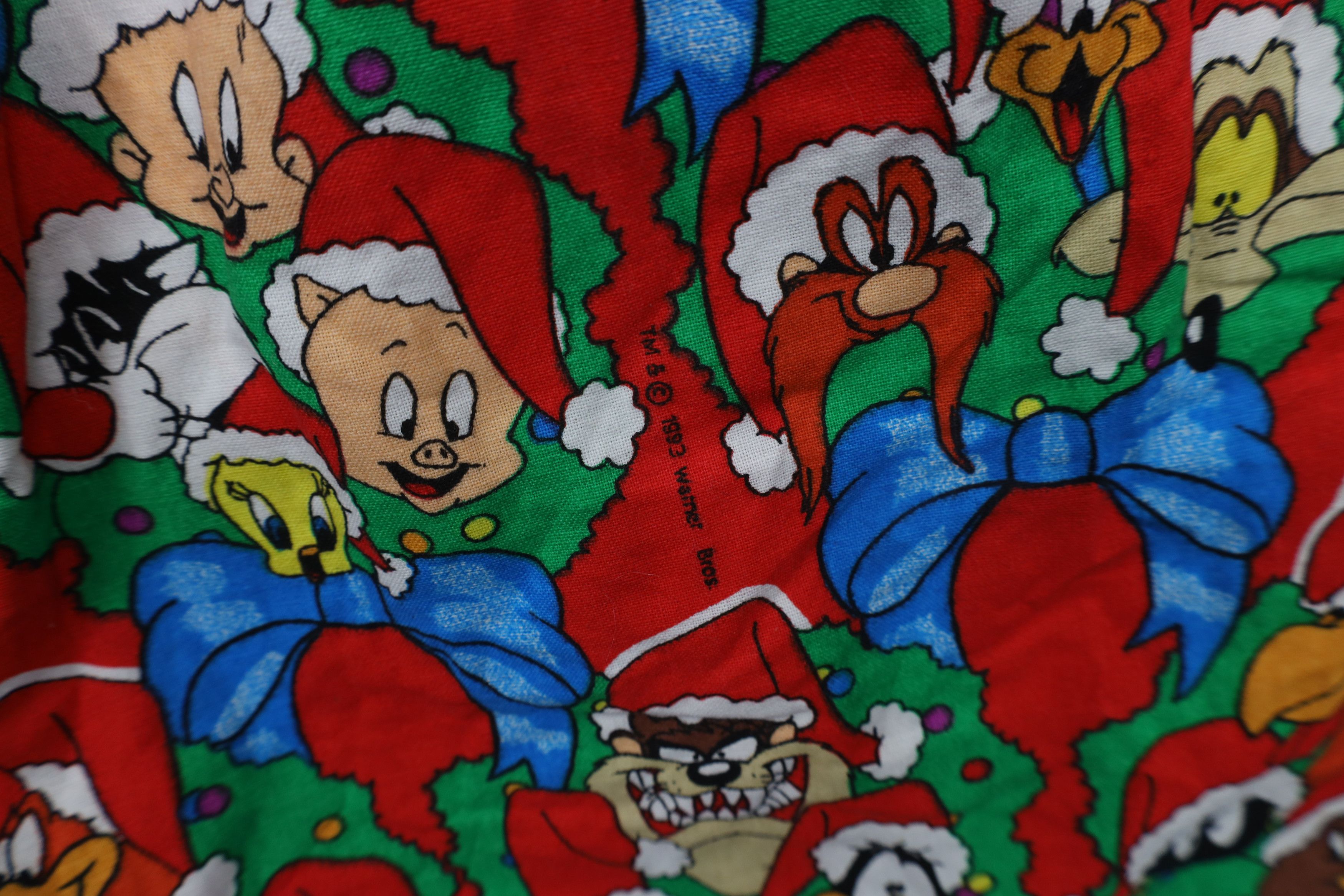 Vintage NOS Vintage 90s Looney Tunes Over Print Boxers Shorts USA Size US 36 / EU 52 - 5 Thumbnail