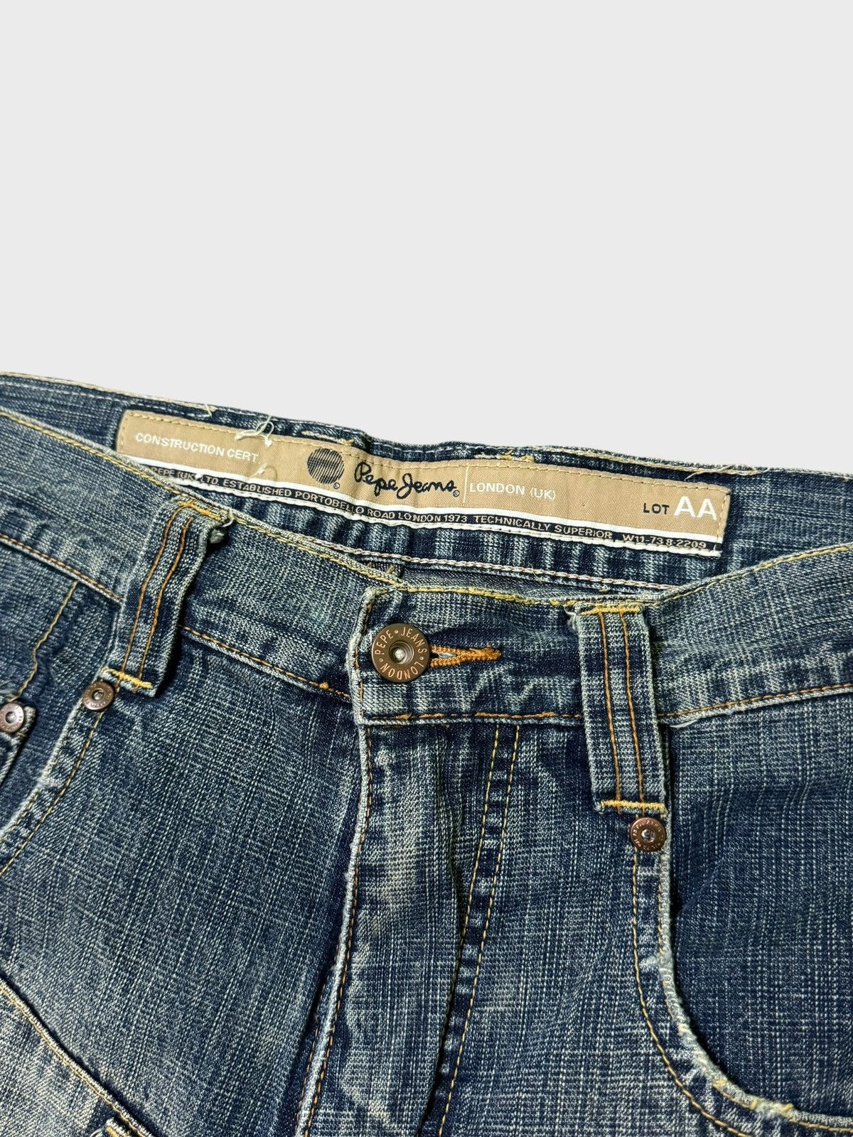 JNCO PEPE JEANS RECONSTRUCTED BAGGY LARGE POCKET JEANS Size US 32 / EU 48 - 9 Thumbnail