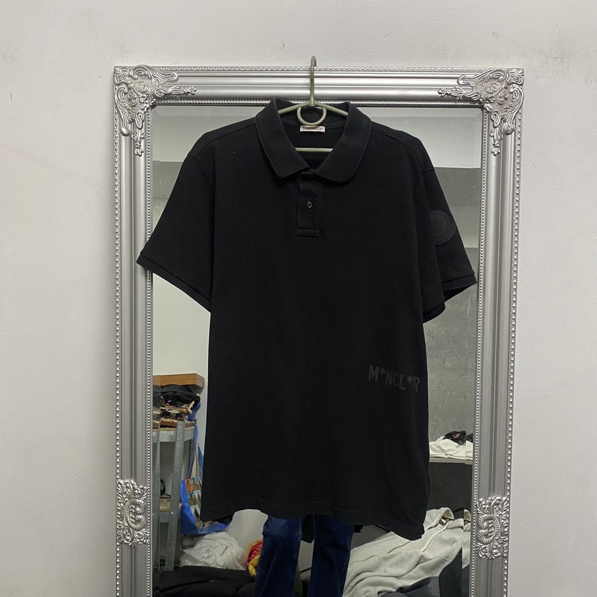 Moncler Moncler Polo T-Shirt Big Logo Size US XL / EU 56 / 4 - 1 Thumbnail