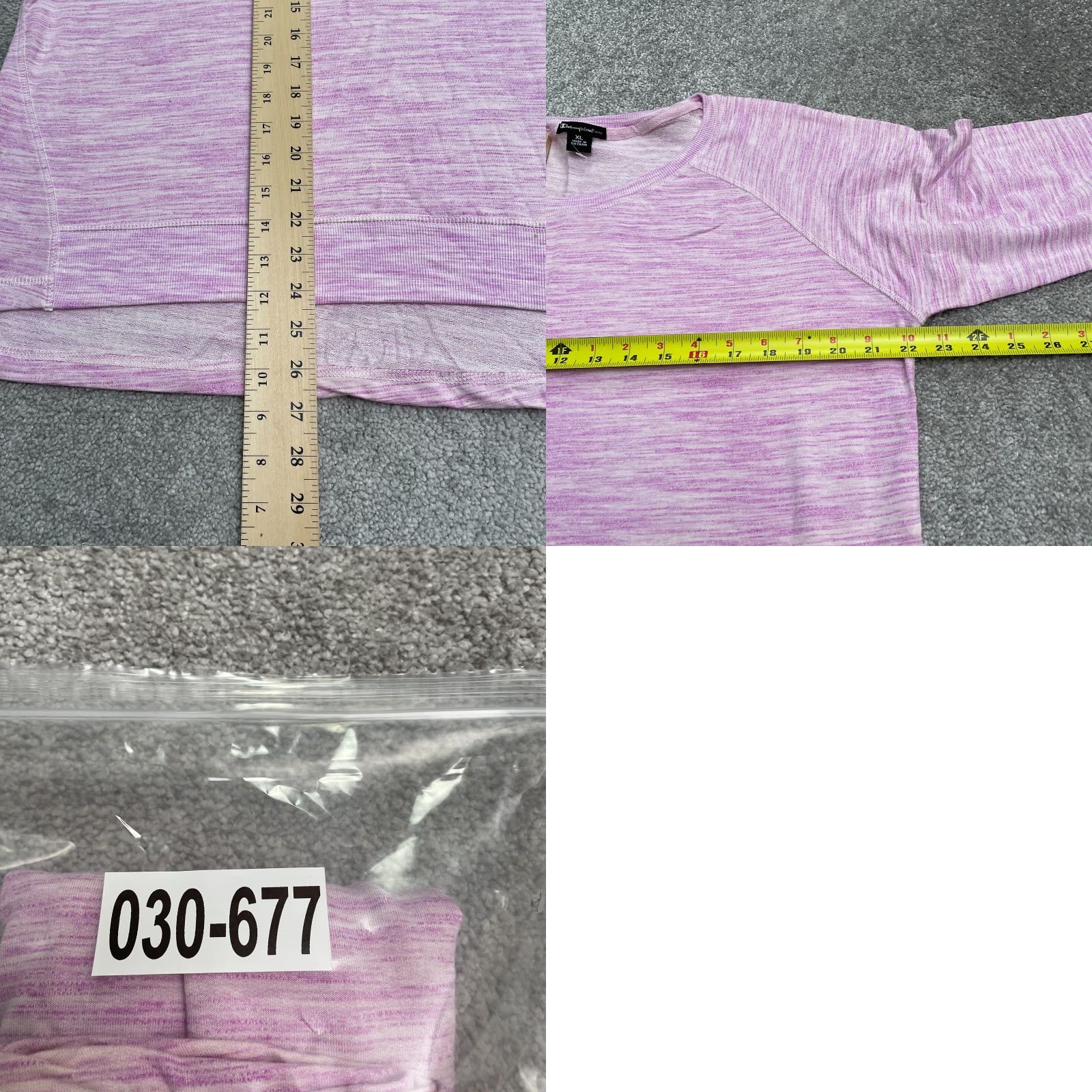 Champion Champion Elite Pullover Sweatshirt Womens XL Pink Round Neck Casual All Seasons Stretch Logo Regular Size XL / US 12-14 / IT 48-50 - 8 Thumbnail