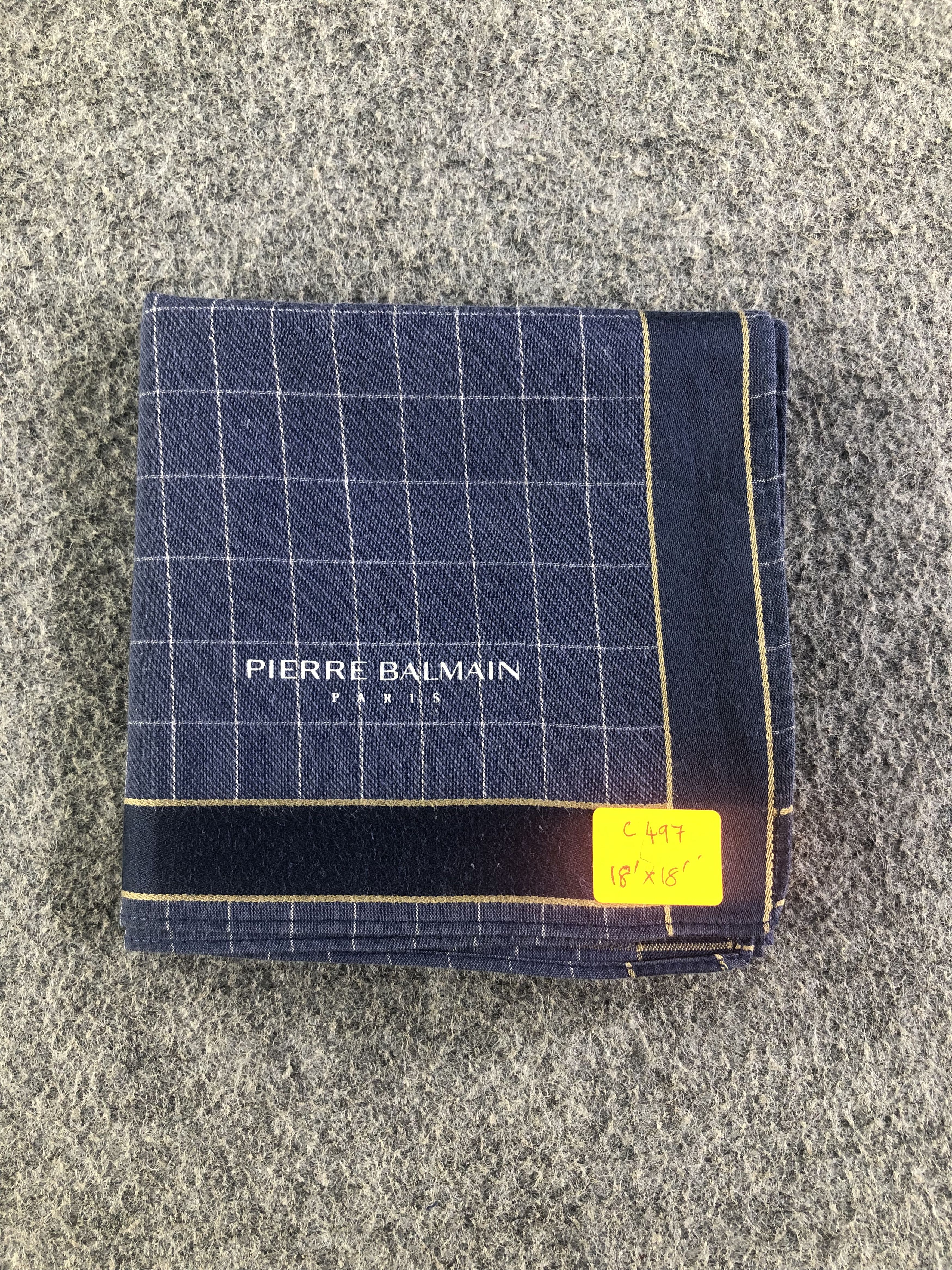 Pierre Balmain Pierre Balmain Handkerchief / Bandana / Neckerchief C497 Size ONE SIZE - 6 Thumbnail