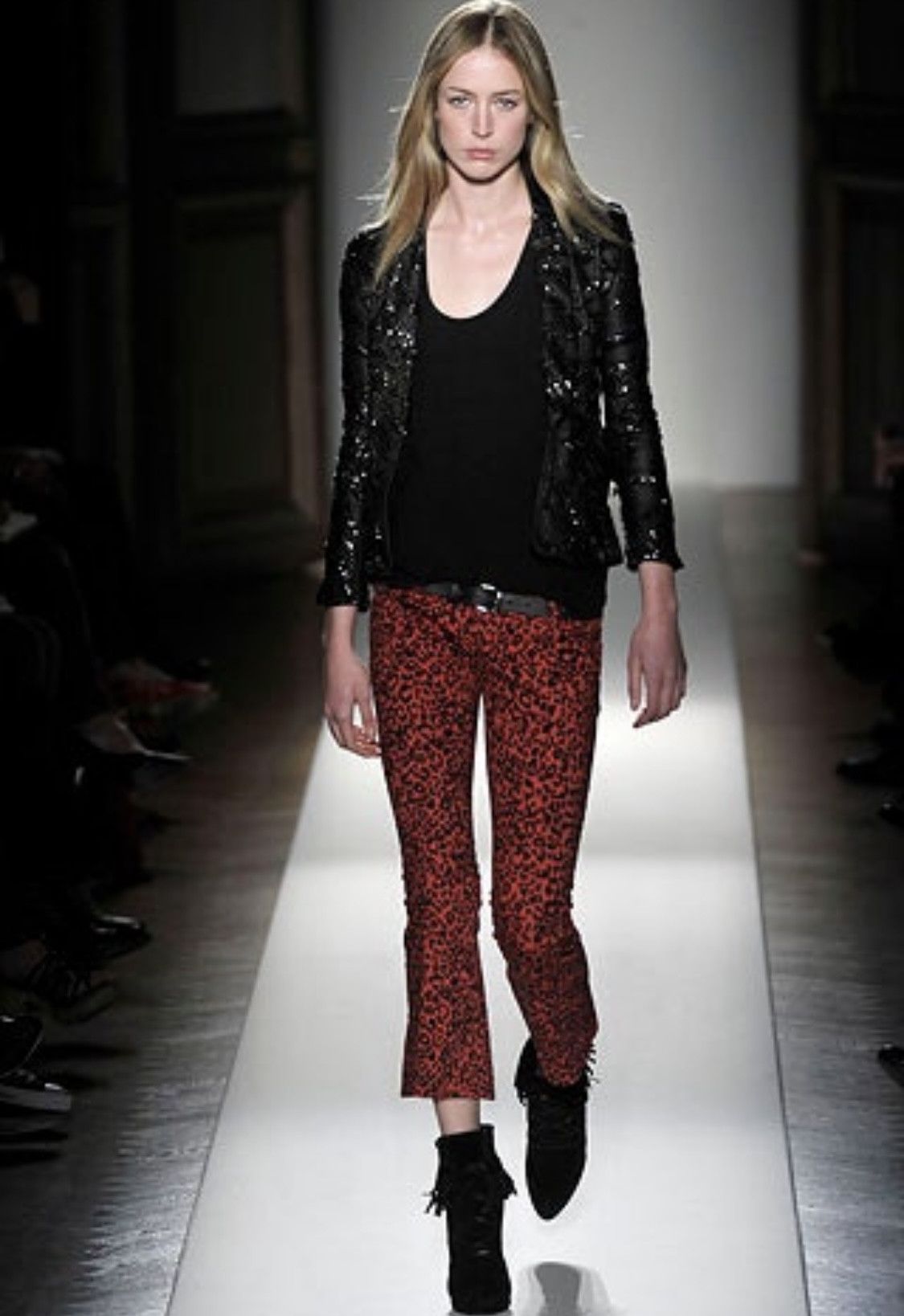 Balmain Balmain AW08 runway flared pants by Christophe Decarnin Size 29" - 2 Thumbnail