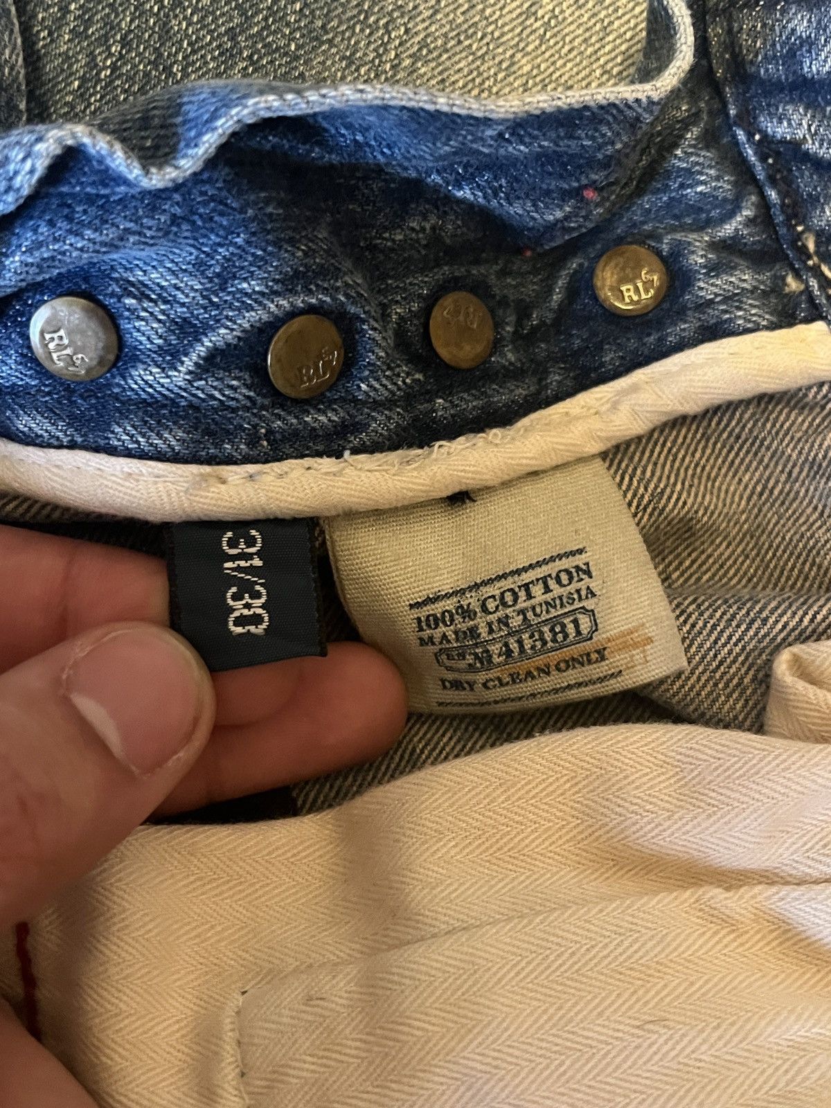 Polo Ralph Lauren × RRL Ralph Lauren Polo Ralph Lauren Patchwork ‘Bobby’ Jean Size US 30 / EU 46 - 8 Thumbnail