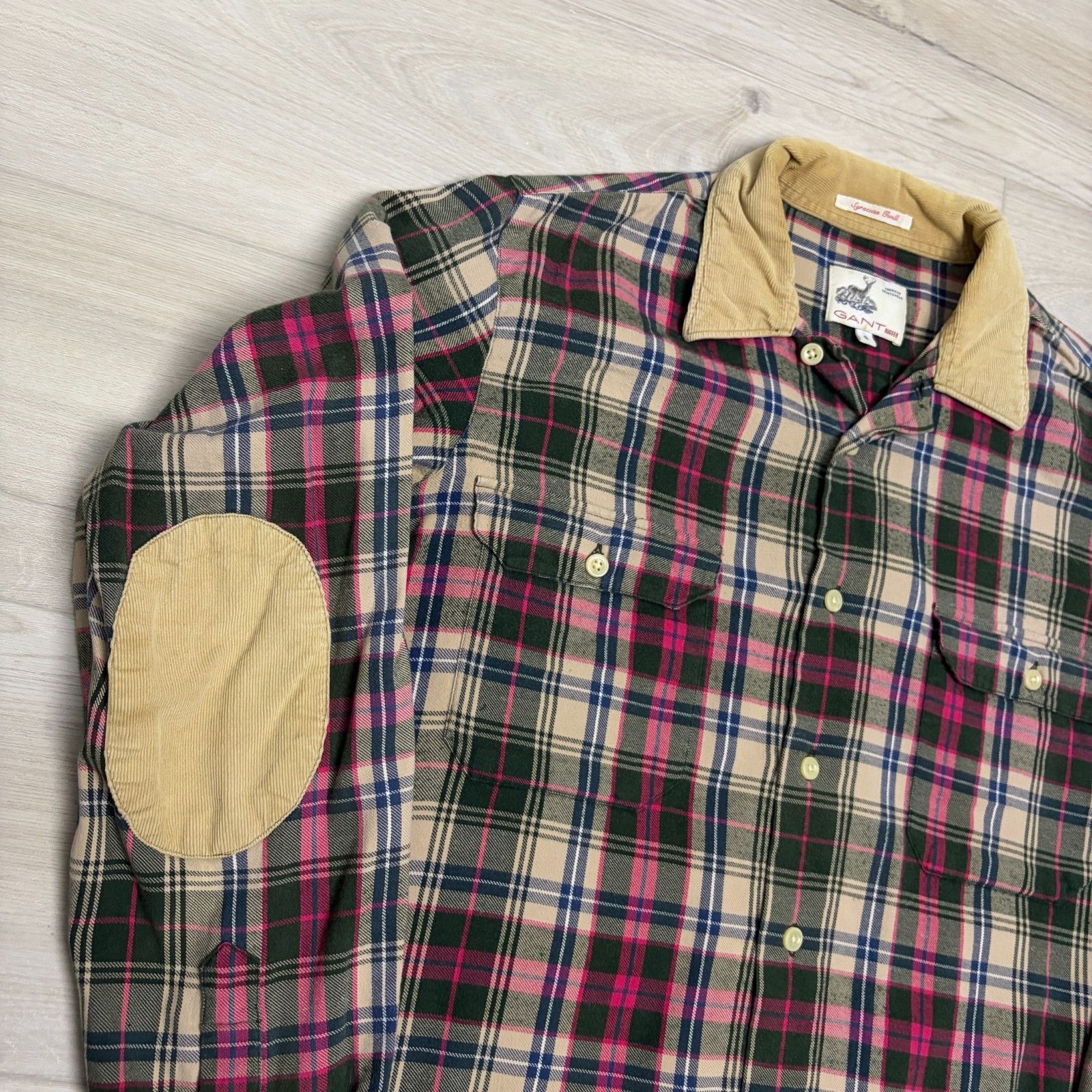 Gant GANT VINTAGE RUGGER Plaid Corduroy Button Casual Shirt Small Size US S / EU 44-46 / 1 - 7 Thumbnail