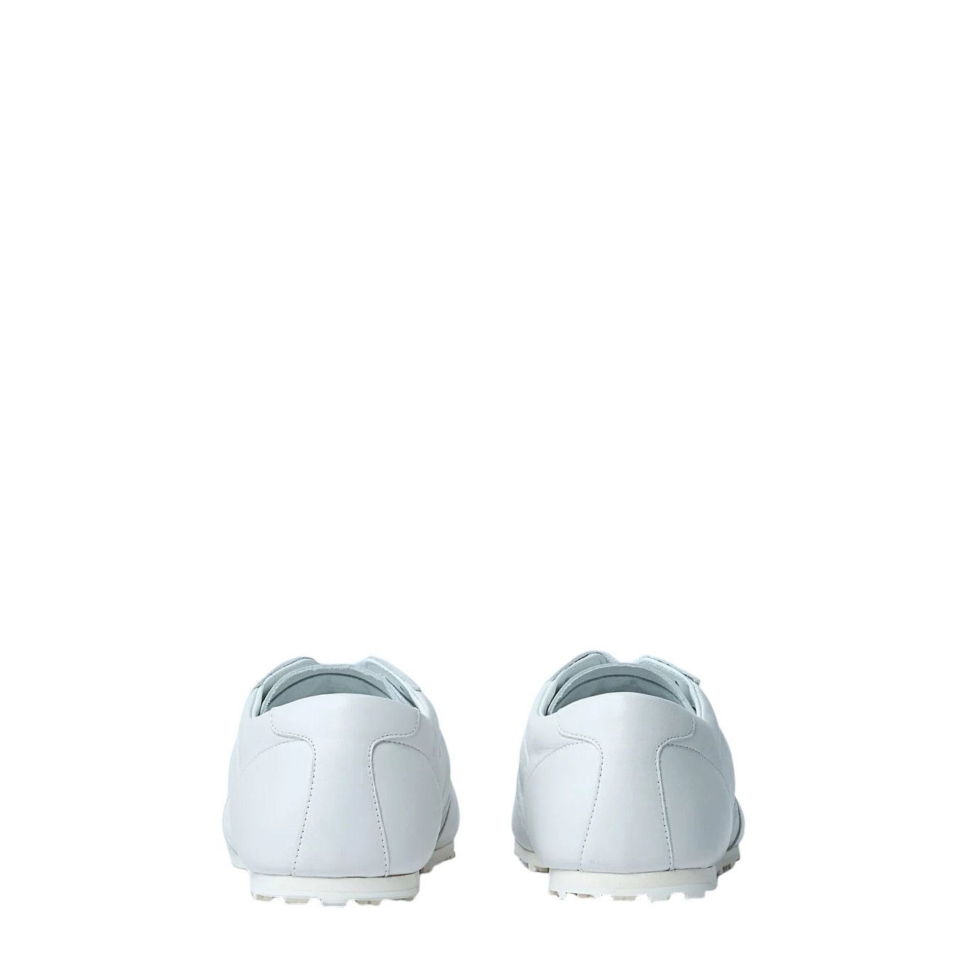 Marni MARNI White Leather Sneakers New & Authentic (Men's size:9;) Size US 9 / EU 42 - 4 Thumbnail