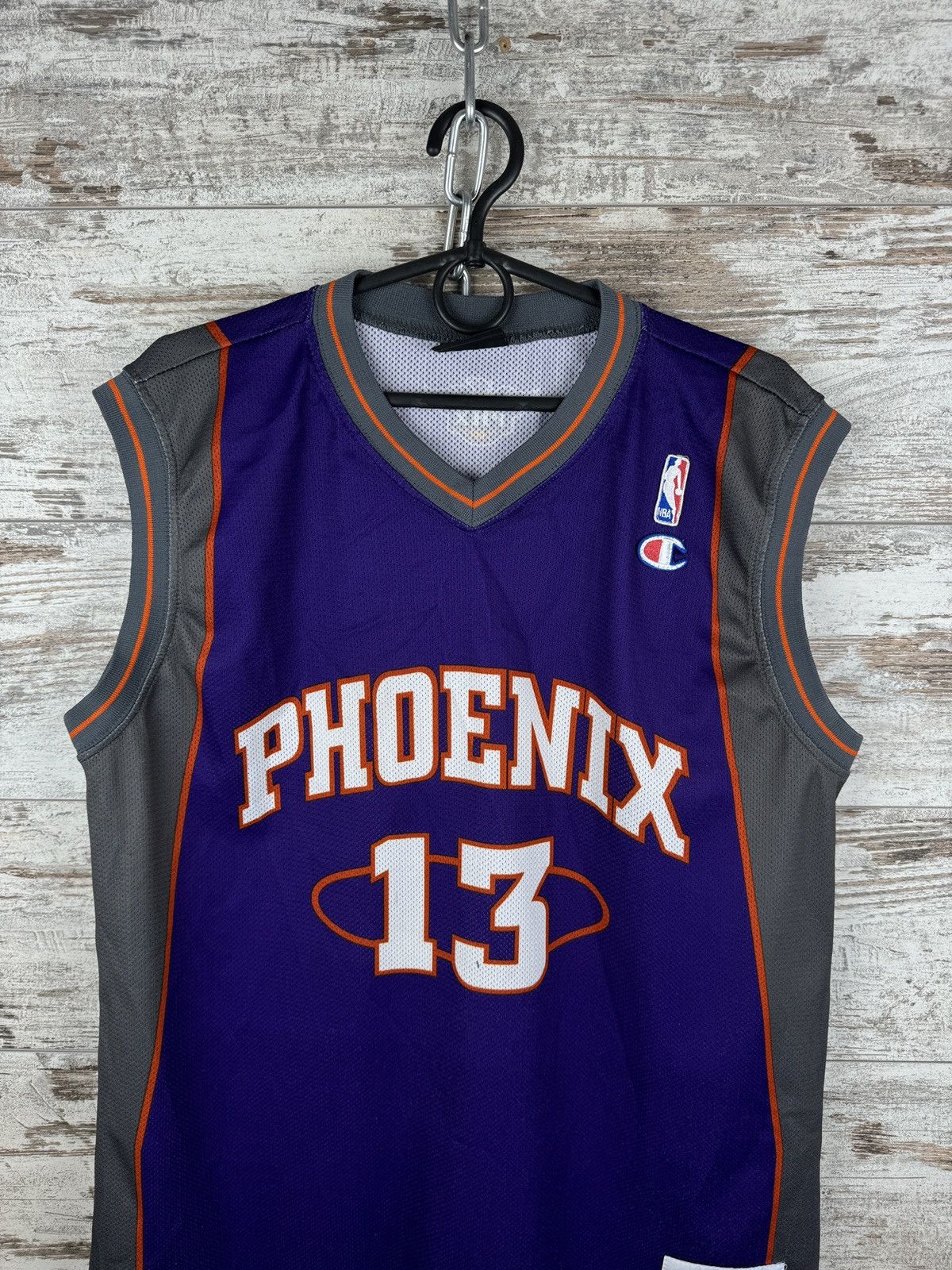 Champion × NBA × Vintage Mens Vintage Adidas NBA Phoenix Steve Nash 13 jersey tee Y2K Size US L / EU 52-54 / 3 - 3 Thumbnail