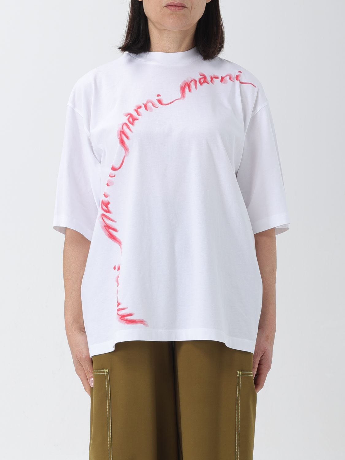 image of Marni T-Shirt Woman White, Women's (Size Small)