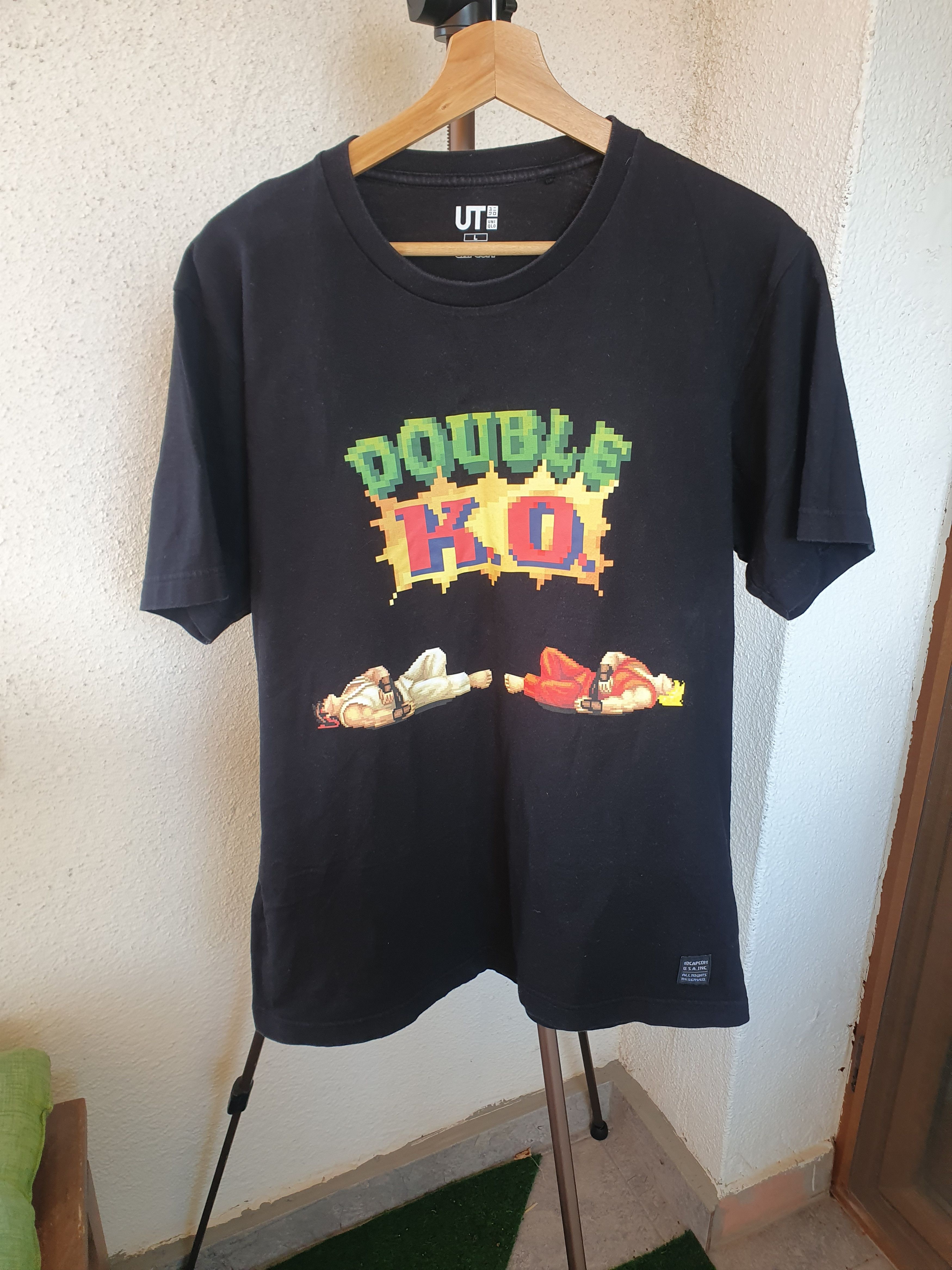 Anime × Uniqlo Uniqlo X Capcom Mortal Kombat Double KO t-shirt sz L Size US L / EU 52-54 / 3 - 1 Thumbnail