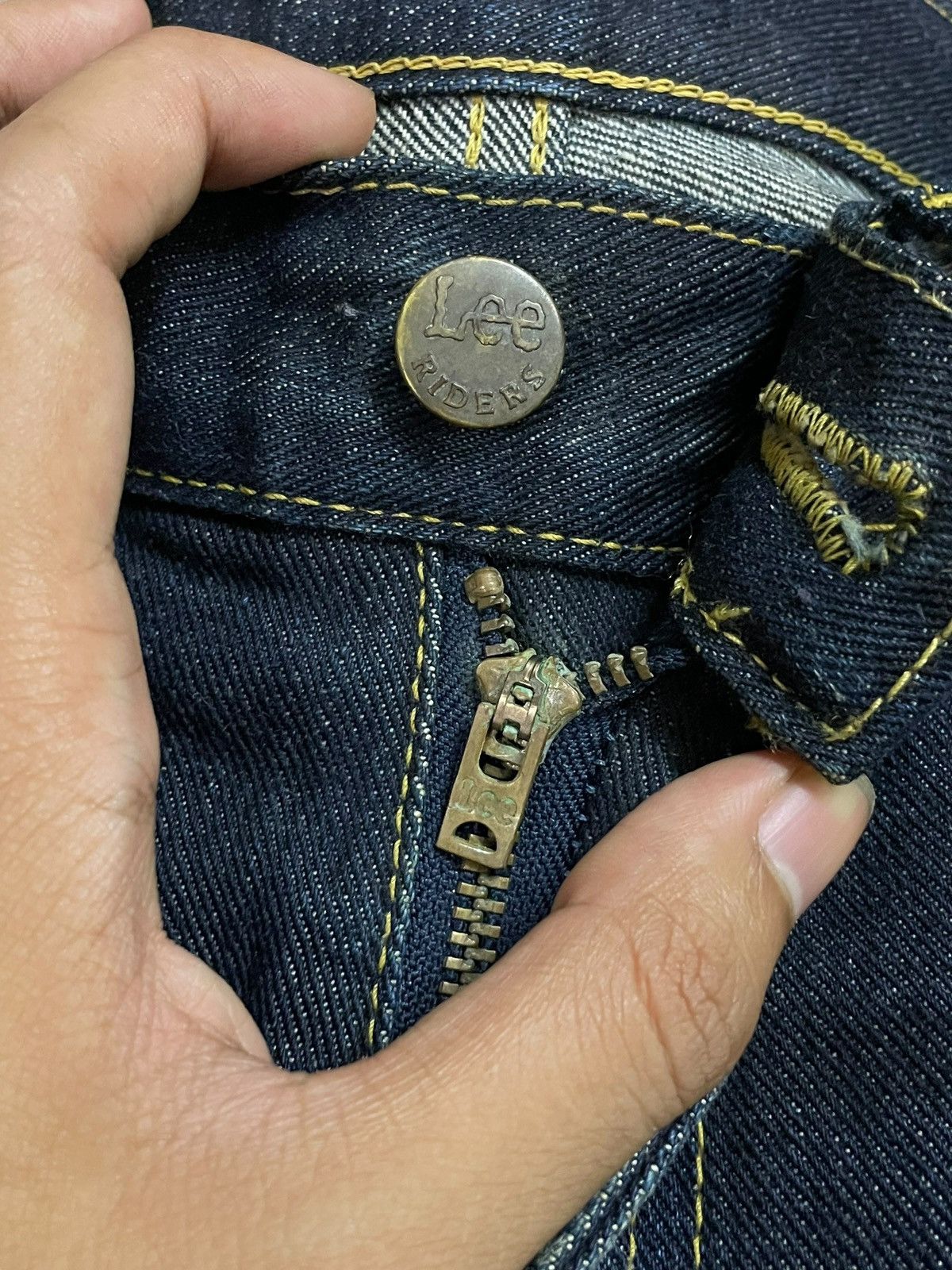 Lee Vintage Y2K Lee Riders Indigo Wash Frayed Flare Jeans Size US 29 - 11 Thumbnail