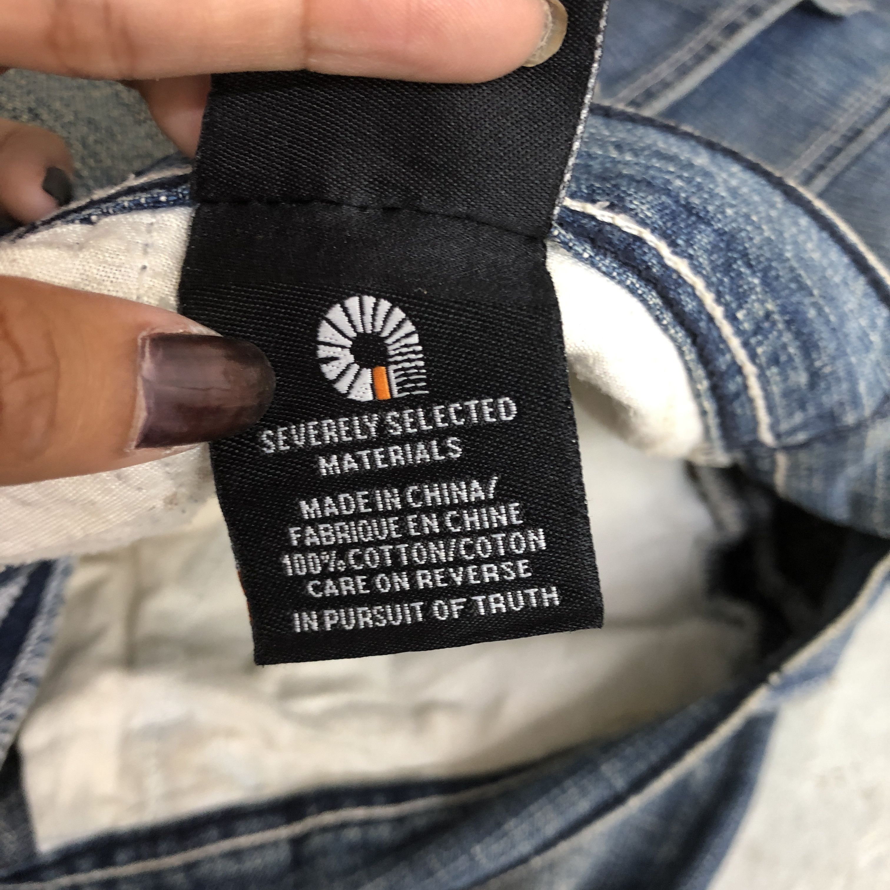 Akademiks Crazy Y2K/2000s Akademik Baggy Jeans Faded JNCO Skater Denim Size US 34 / EU 50 - 7 Thumbnail