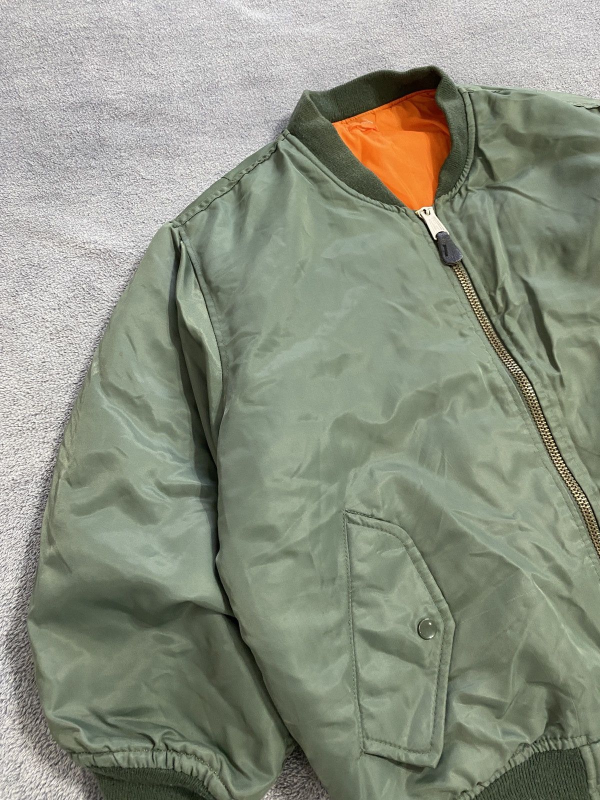 Other Vintage 90s Reversible bomber MA1 Military jacket Flayers Size US M / EU 48-50 / 2 - 9 Thumbnail