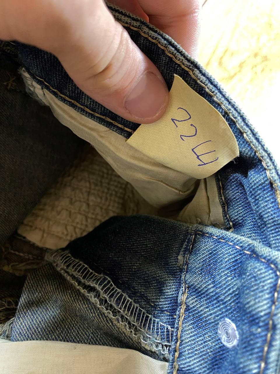 Japanese Brand × Vintage Y2K Vintage Topshop Distressed Denim Mini Skirt Size 34" / US 12 / IT 48 - 5 Thumbnail