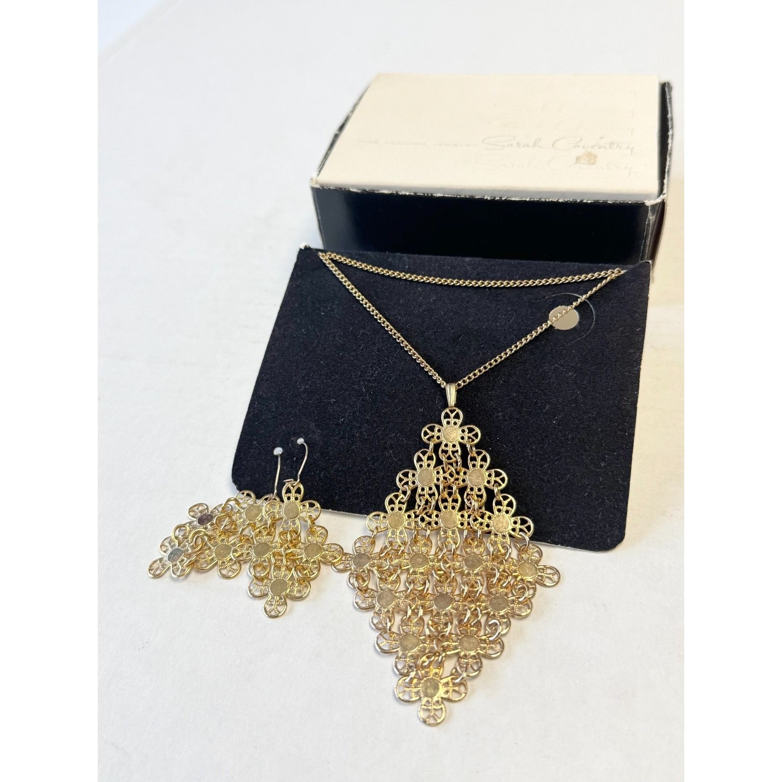 Vintage Vintage Sarah Coventry necklace & earrings set in box Size ONE SIZE - 3 Thumbnail