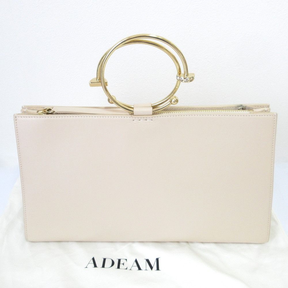 Other Other ADEAM Art Frame Bag Leather 2way Bag Leather Shoulder Bag DUTY FREE for USA Size ONE SIZE - 1 Thumbnail