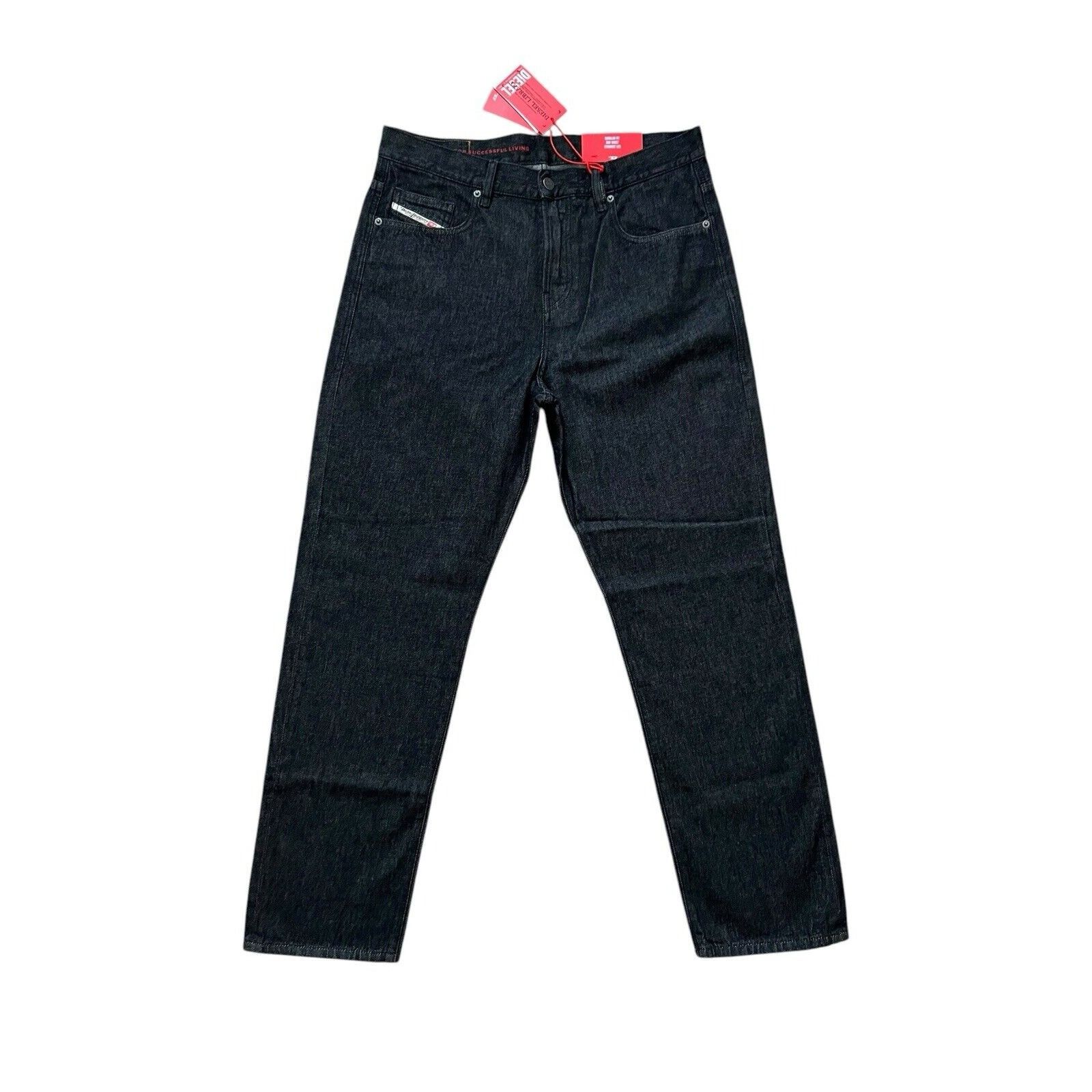 Diesel Diesel Mens Viker Straight Jeans Z9C34 Black $195 Size 31/32 Size US 31 - 1 Thumbnail