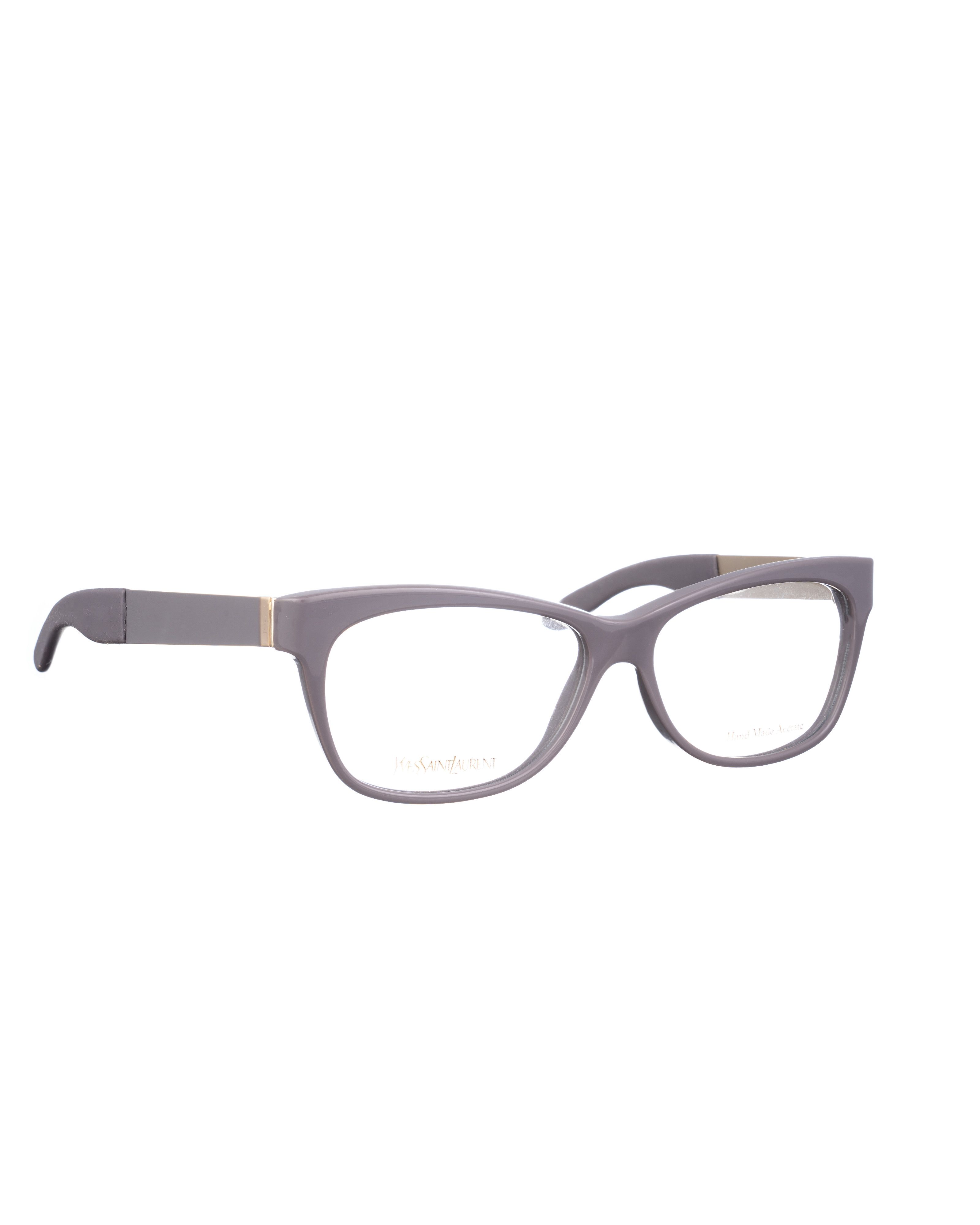 Saint Laurent Paris Yves Saint Laurent 00s Cocoa Brown Nerdy Glasses Size ONE SIZE - 1 Thumbnail