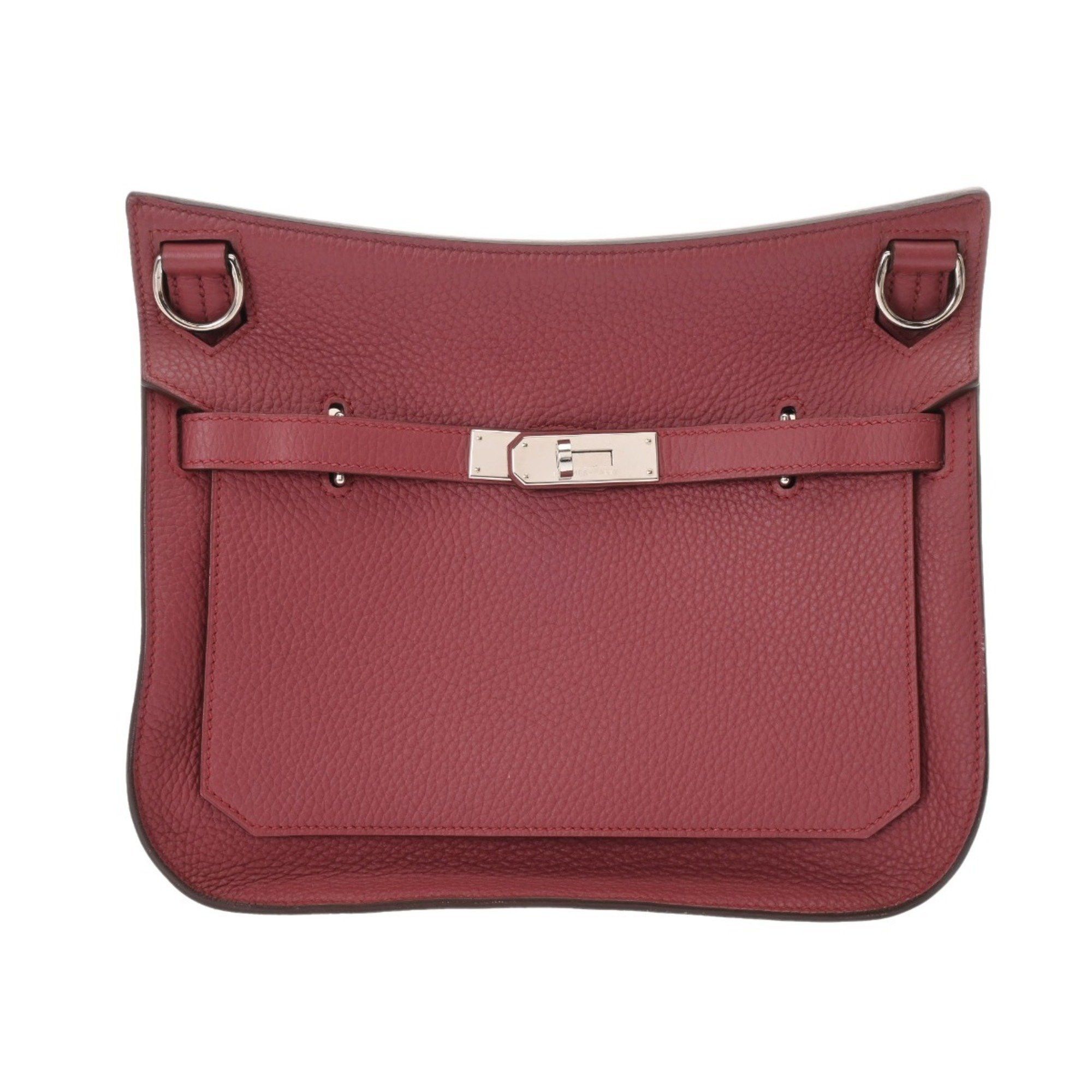 Hermes Gypsiere 28 Rosewood O Stamp (Around 2011) Women's Taurillon Clemence Shoulder Bag