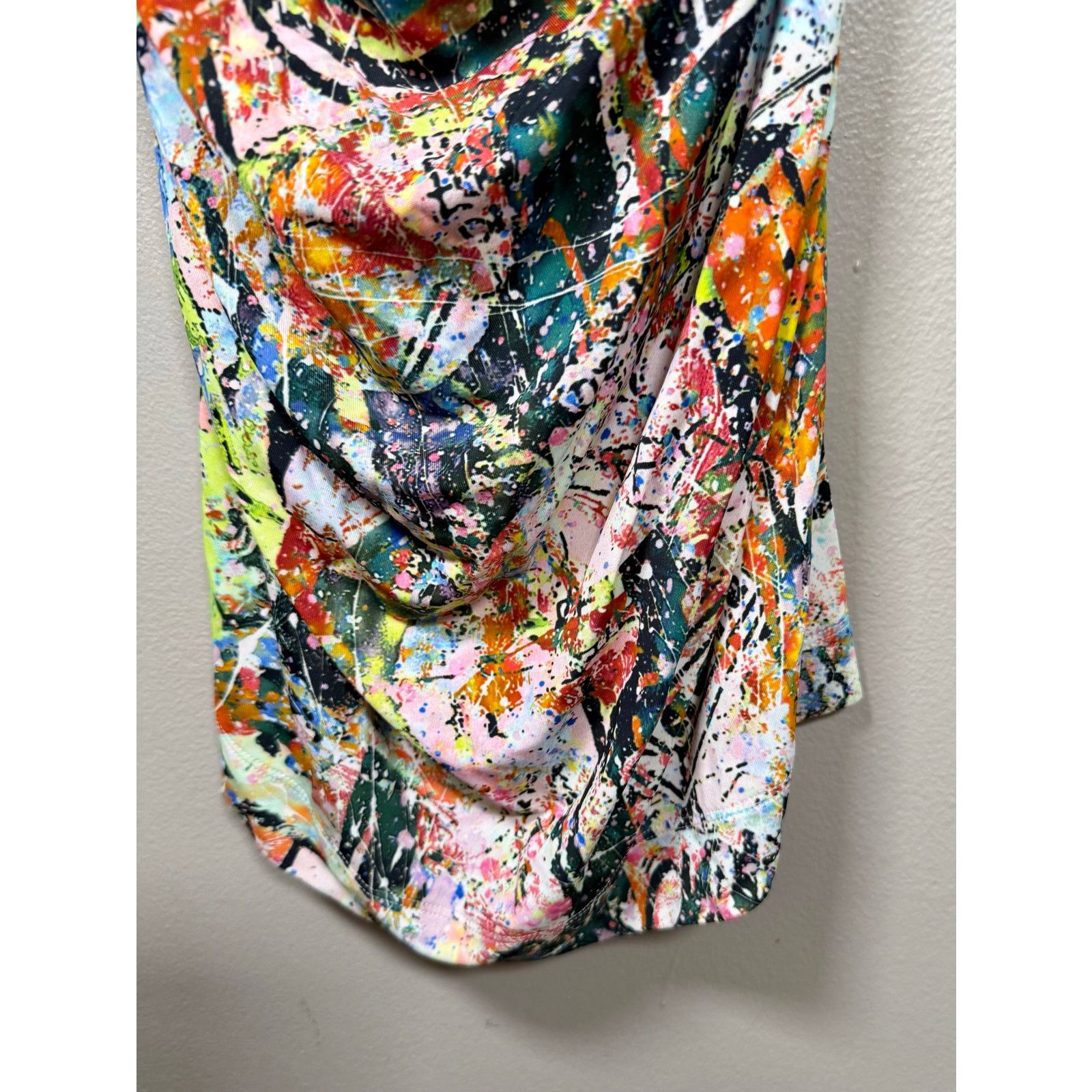 Dsquared2 NWOT DSquared2 Abstract Print Long Sleeve Dress S $980 Size S / US 4 / IT 40 - 7 Thumbnail