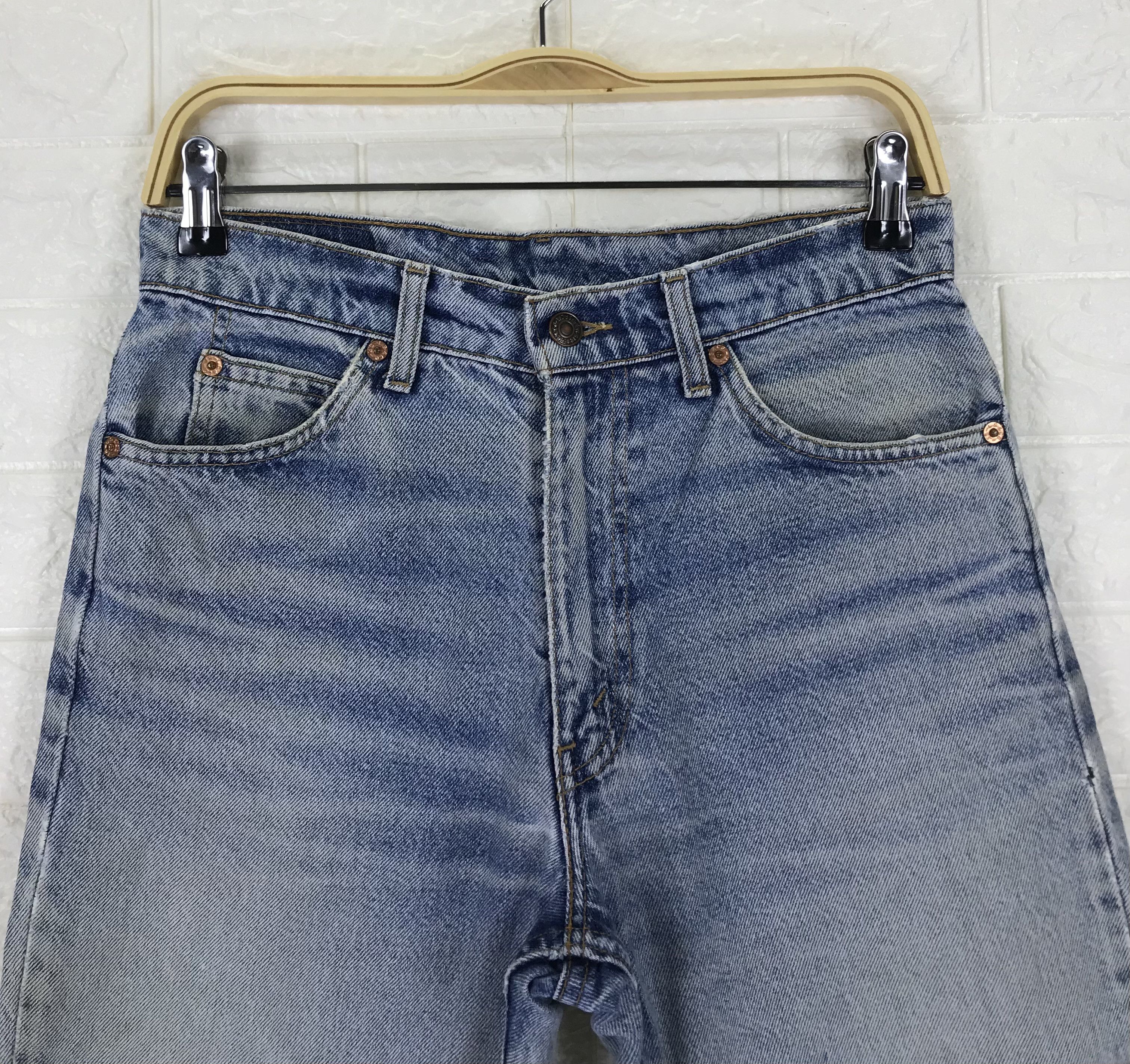 Levi's Vintage 90s Levi's 310 Light Wash Orange Tab Jeans Size US 29 - 2 Thumbnail