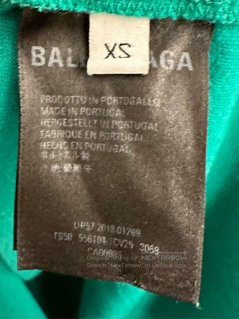 Balenciaga Balenciaga Short-sleeved T-shirt printed with letters logo Size US XS / EU 42 / 0 - 4 Thumbnail