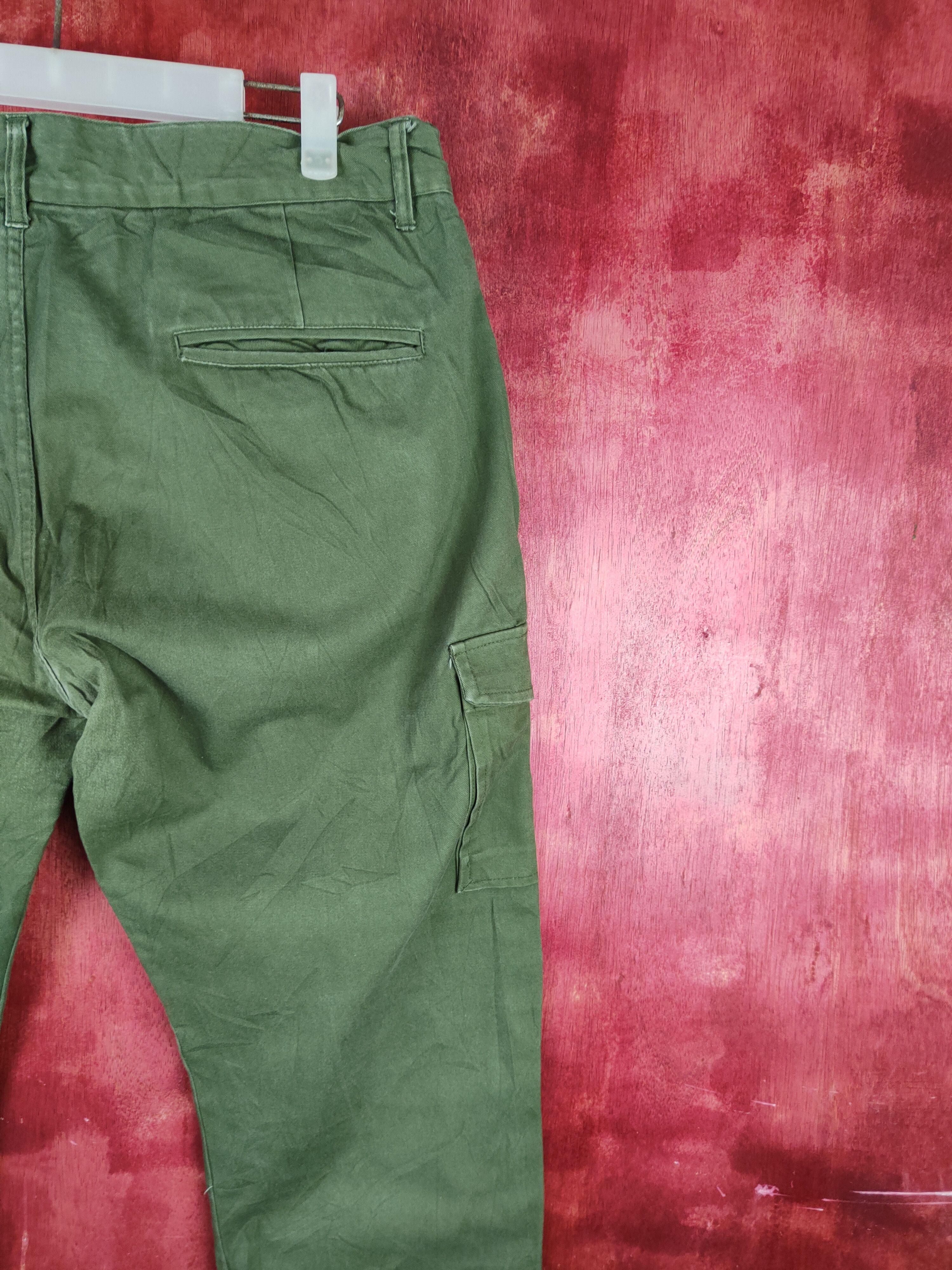Japanese Brand Improves Army Green Multipocket Tactical Cargo Pants #S1288 Size US 33 - 10 Thumbnail