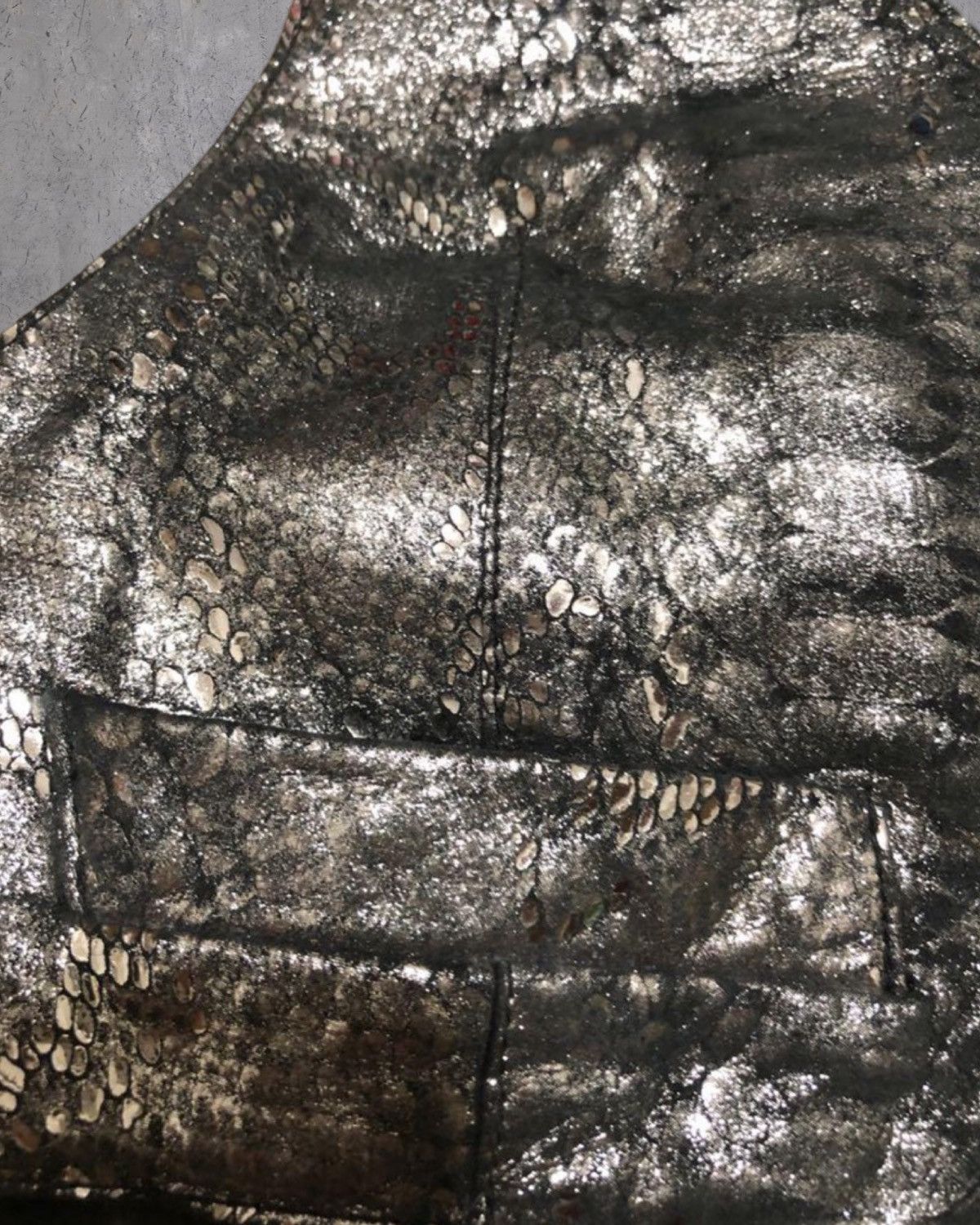 If Six Was Nine × Japanese Brand × Le Grande Bleu (L.G.B.) L.G.B reversible snake skin vest Size US S / EU 44-46 / 1 - 4 Thumbnail