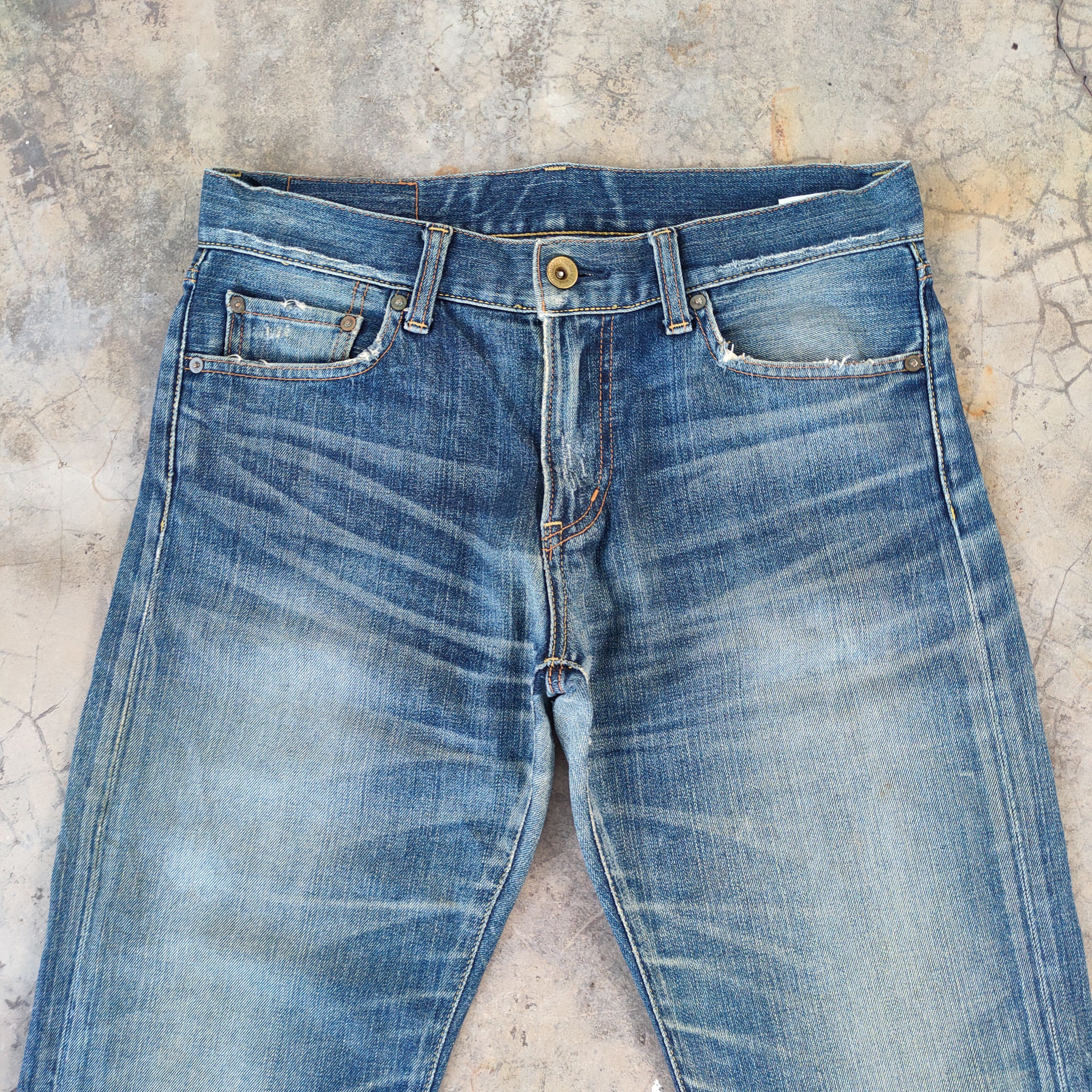 Japanese Brand W33 VINTAGE JAPANESE S001 FADED JEANS DENIM PANTS Size US 33 - 3 Thumbnail
