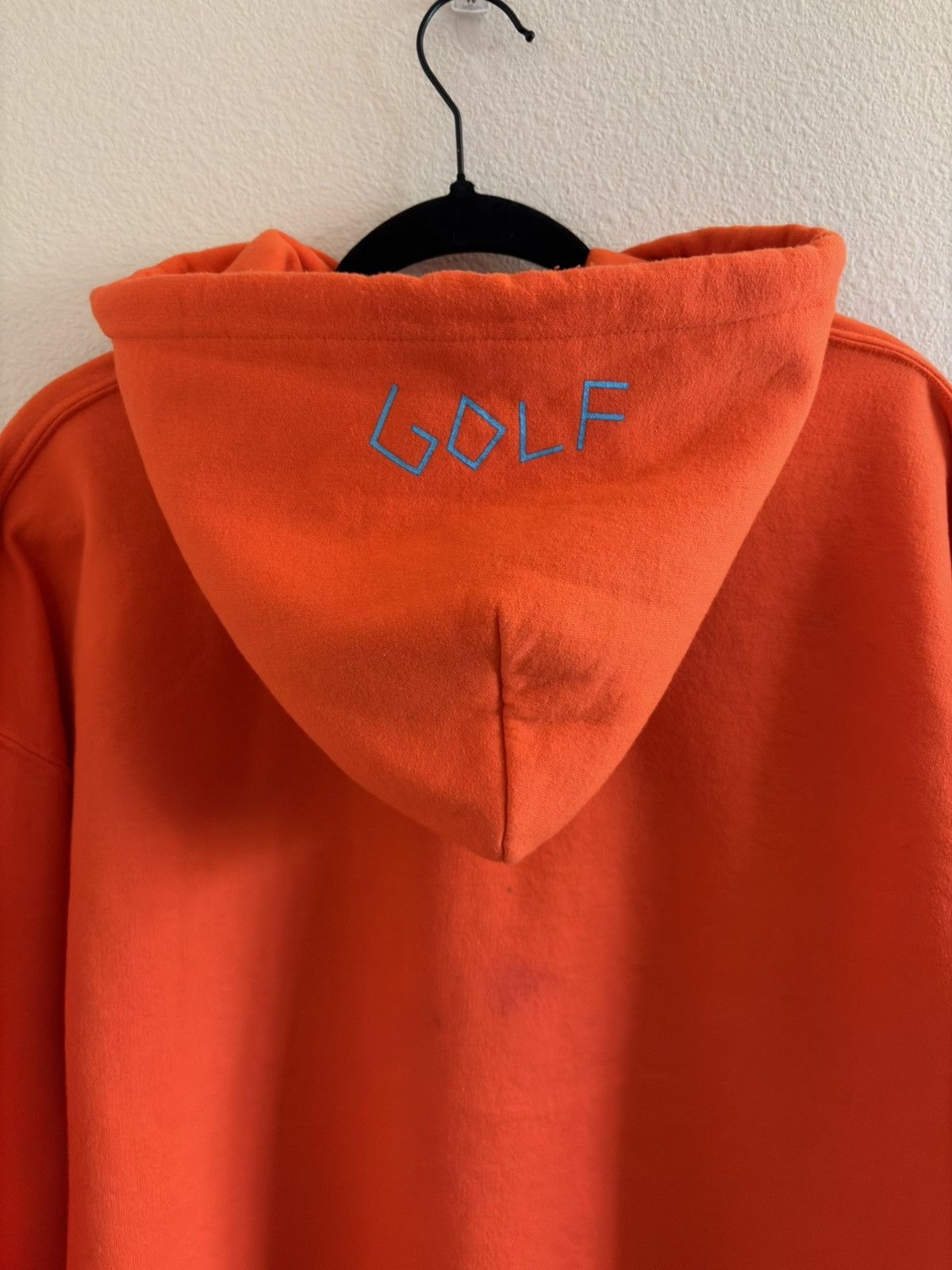 Golf Wang Grail 2012 Golf Wang Odd Eyes Cat Hoodie - Orange Size L Size US L / EU 52-54 / 3 - 4 Thumbnail