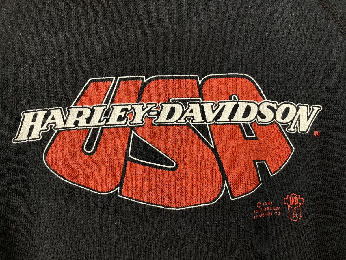 Harley Davidson Vintage 80s Harley Davidson 3D Emblem hoodie Size US S / EU 44-46 / 1 - 5 Thumbnail