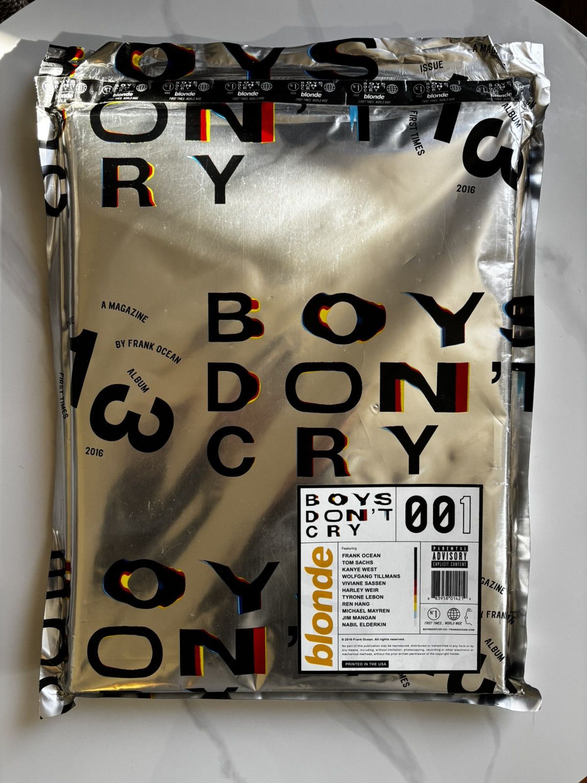 Frank Ocean Blonde CD Boys Don't Cry Magazine | Grailed