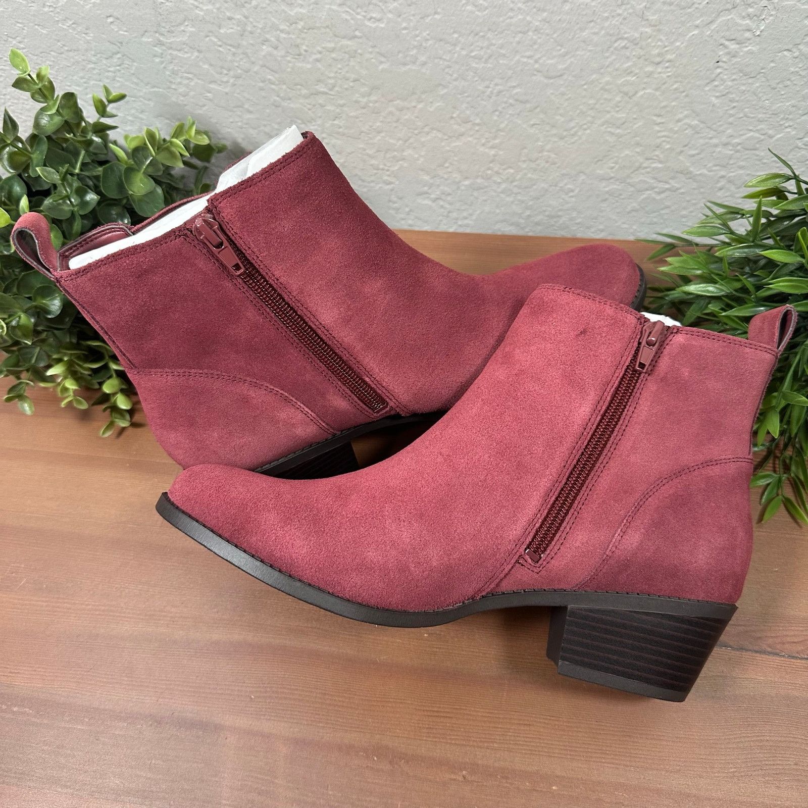 Vionic Vionic Roseland Water-Repellent Suede Ankle Boots Size 10 Size US 10 / IT 40 - 4 Thumbnail