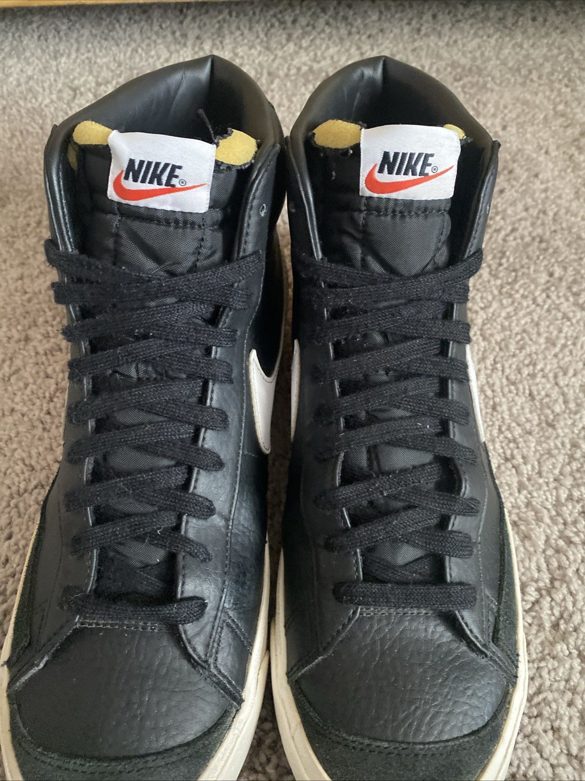 Nike Nike Blazer 77 Mid black vintage leather size 10.5 Size US 10.5 / EU 43-44 - 7 Thumbnail