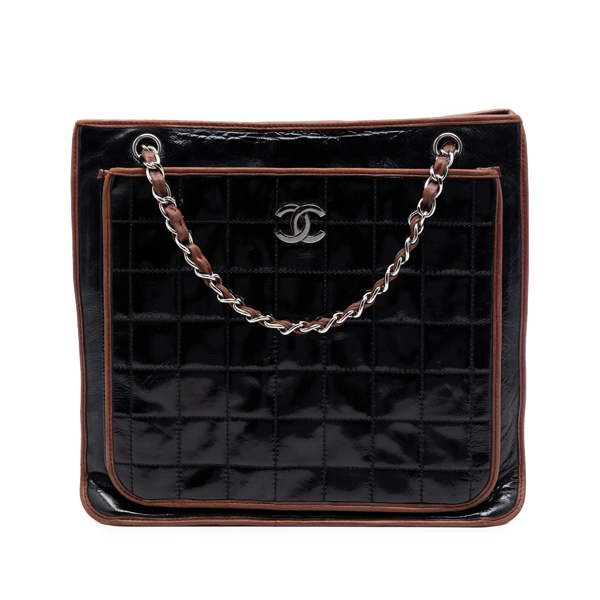 Chanel CC Chocolate Bar Patent Tote Size ONE SIZE - 1 Thumbnail