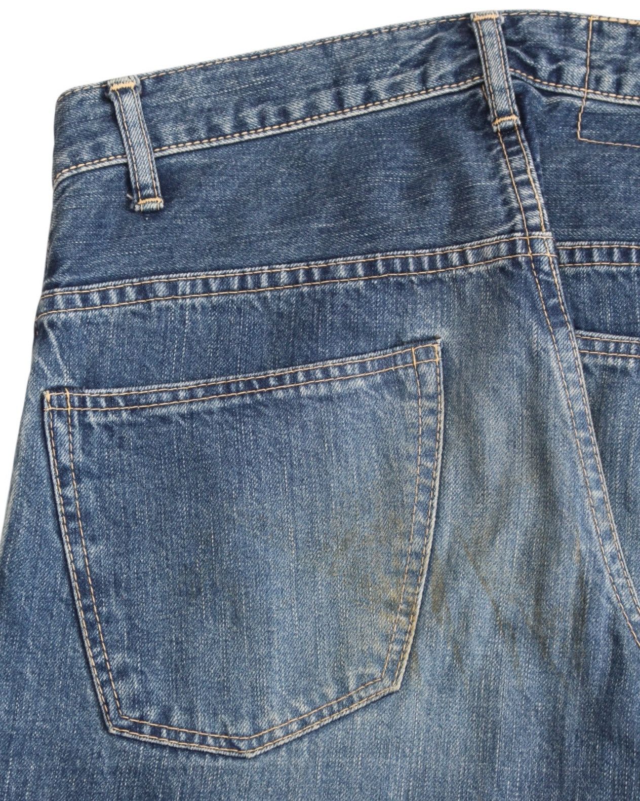 OMNIGOD 2000S OMNIGOD JAPAN WASHED SELVEDGE DENIM JEANS Size US 30 / EU 46 - 5 Thumbnail