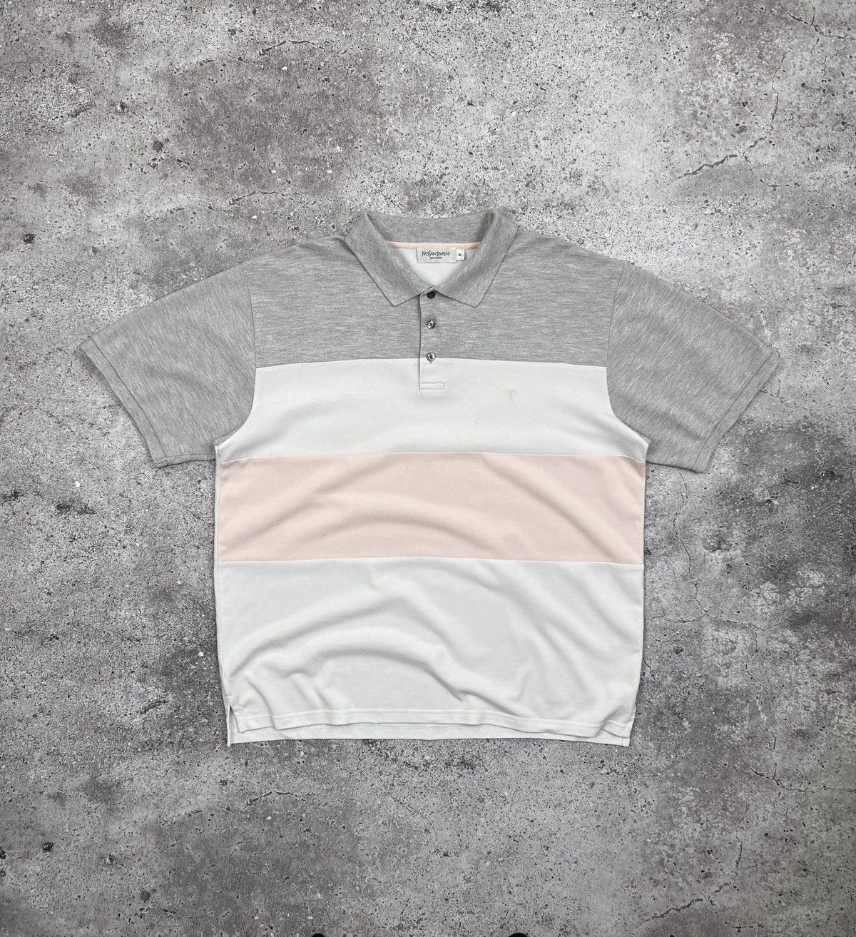 Yves Saint Laurent Yves Saint Laurent YSL Vintage Polo T-Shirt 90s Size US XXL / EU 58 / 5 - 1 Thumbnail