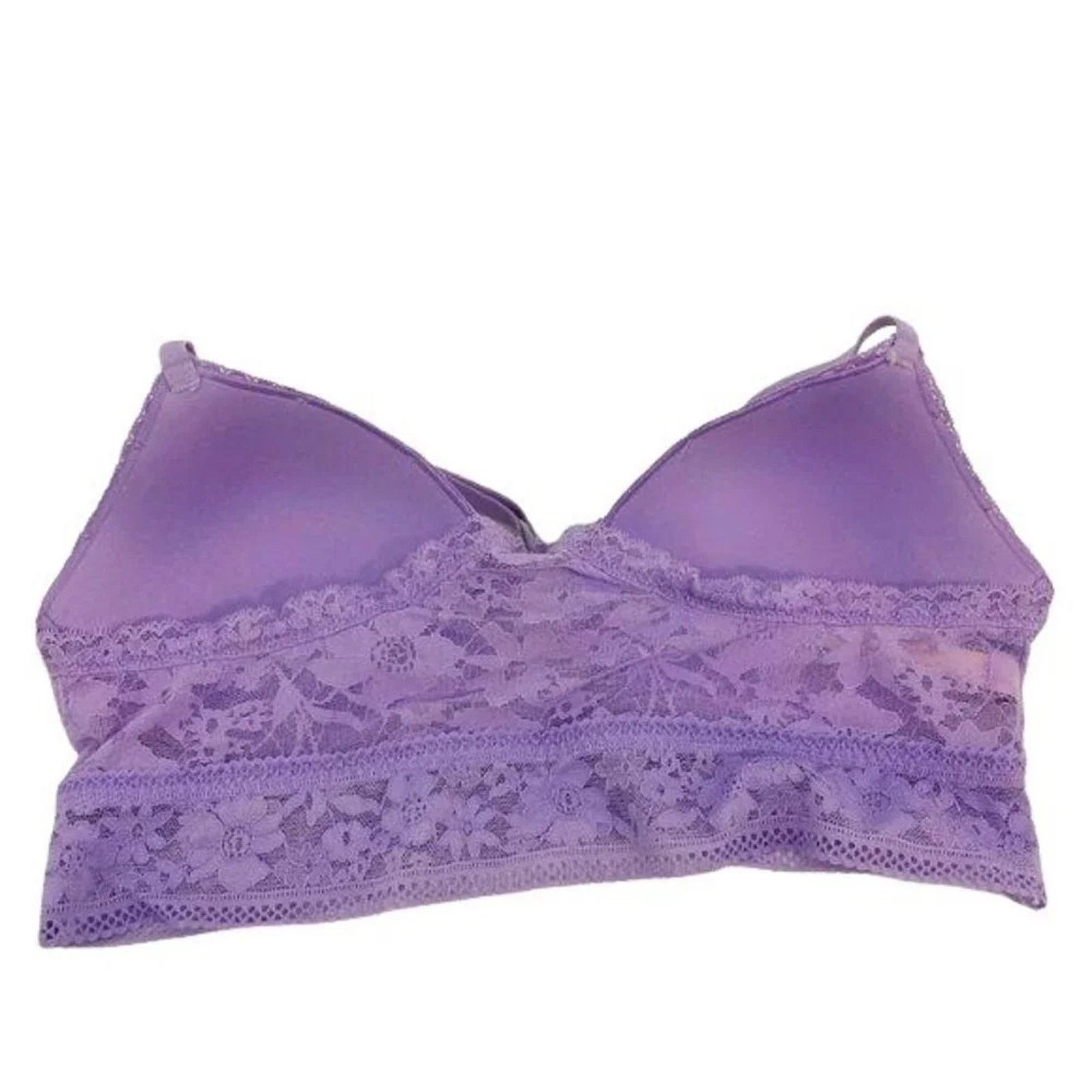 Victoria's Secret Victoria's Secret Plunge Lined Bralette Lavender Women Large Size ONE SIZE - 4 Thumbnail